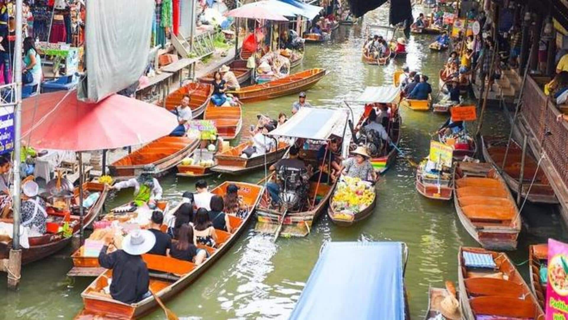 Experience the vibrancy of Bangkok's floating markets