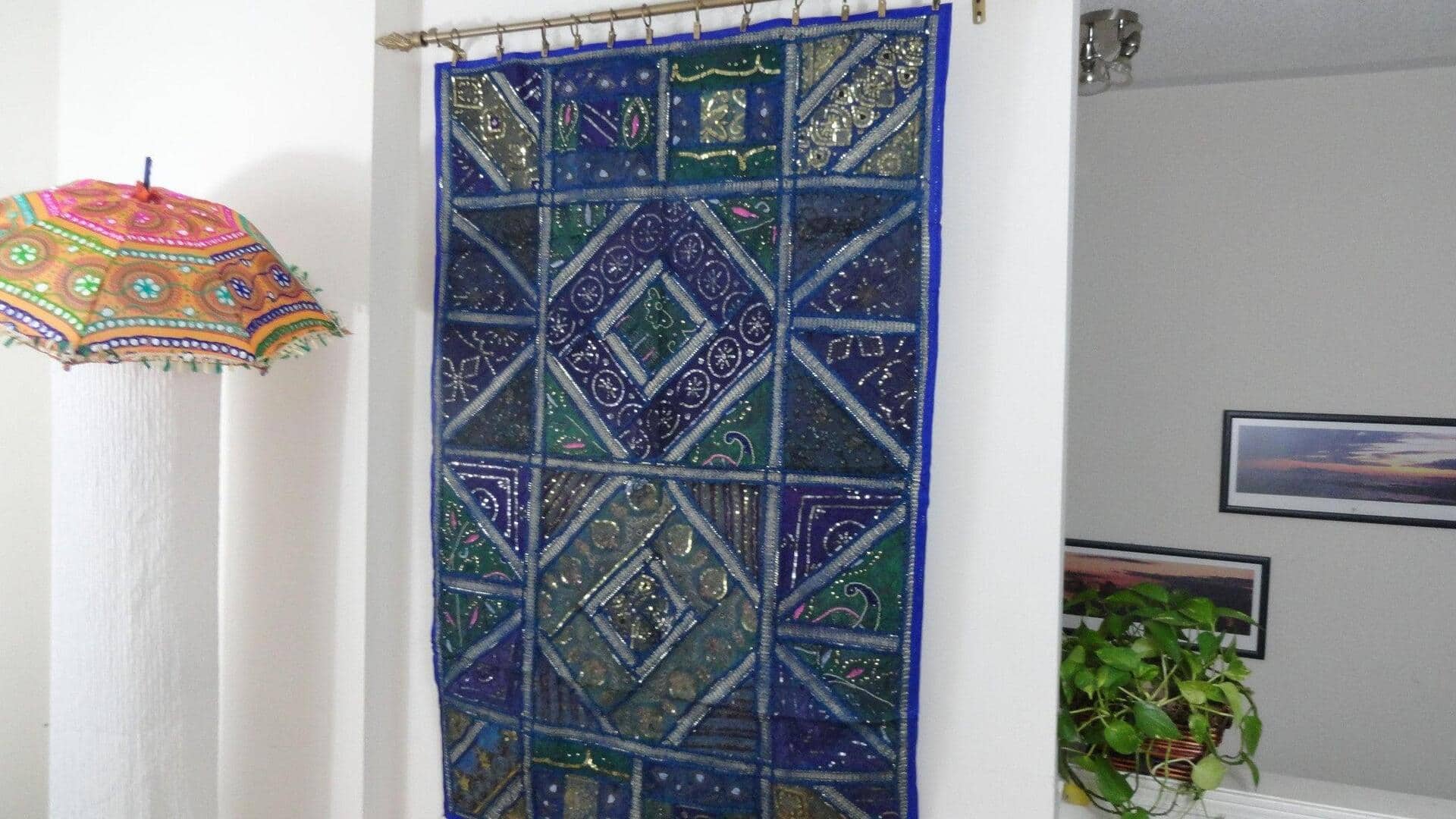 How to style your living room with ethnic textiles