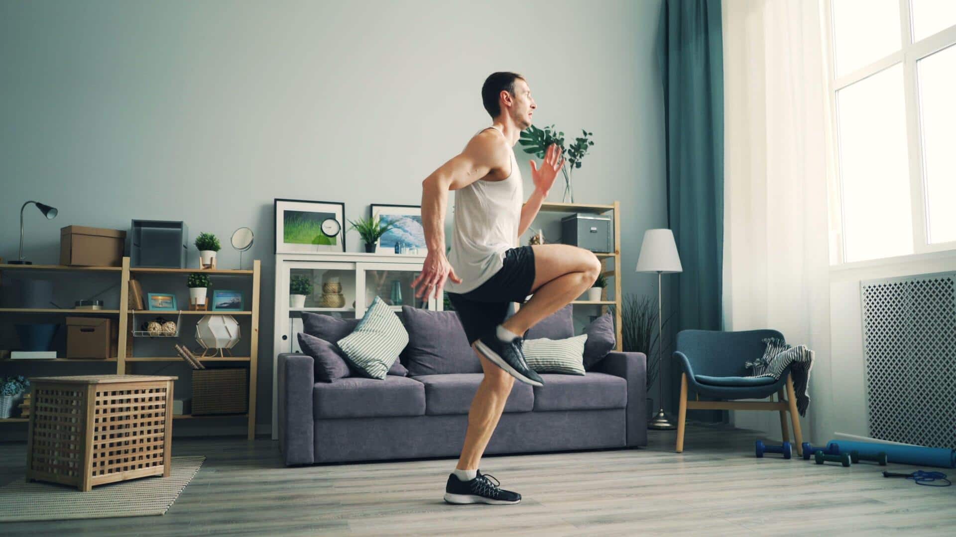 Start fitness at home with these 5 aerobic exercises