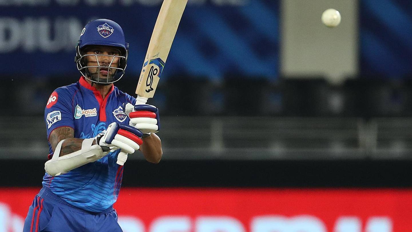 Dhawan completes 400 runs in the season Dhawan completes 400 runs in the season