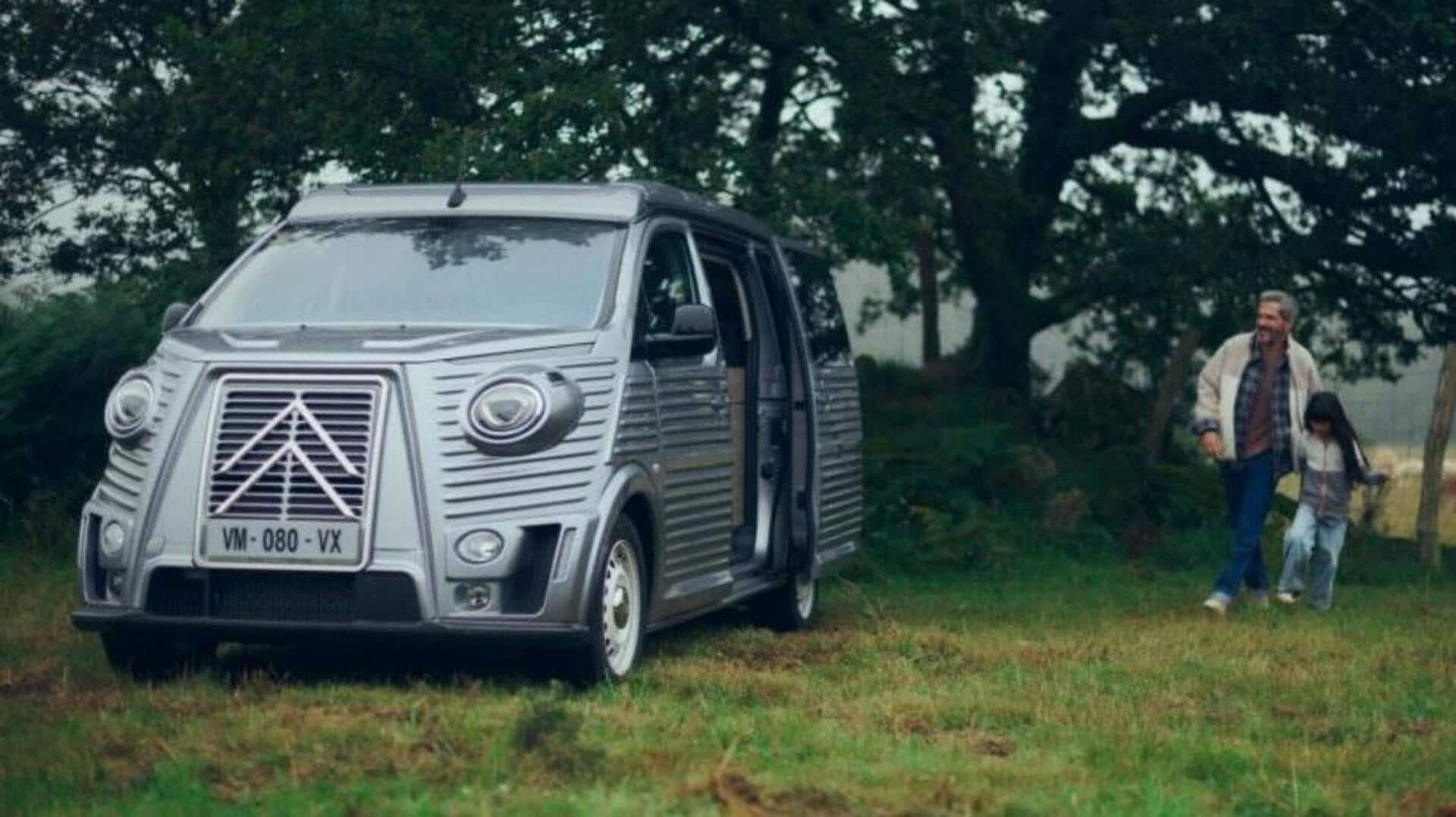 Citroen's Type Holidays concept debuts as a retro-inspired camper van