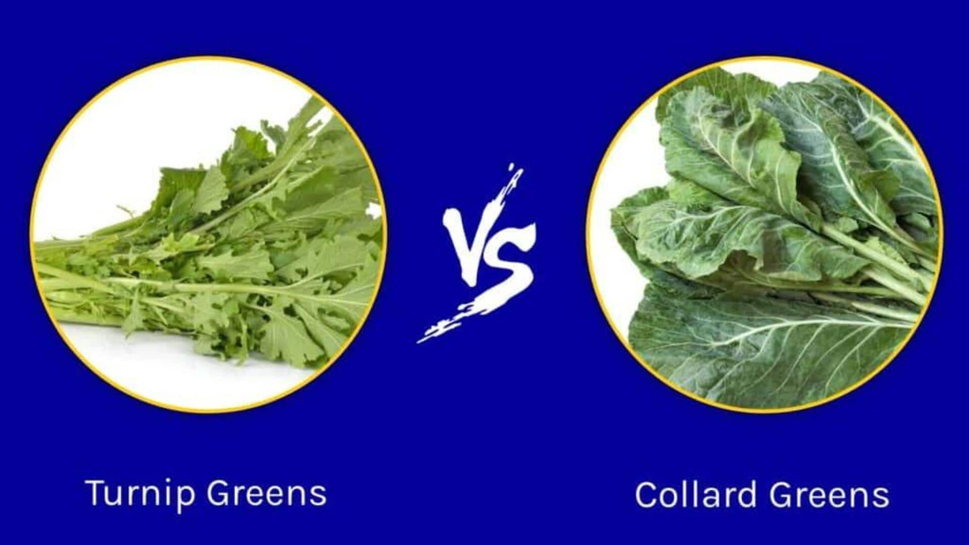 Turnip greens v/s collard greens: Which has more antioxidants?