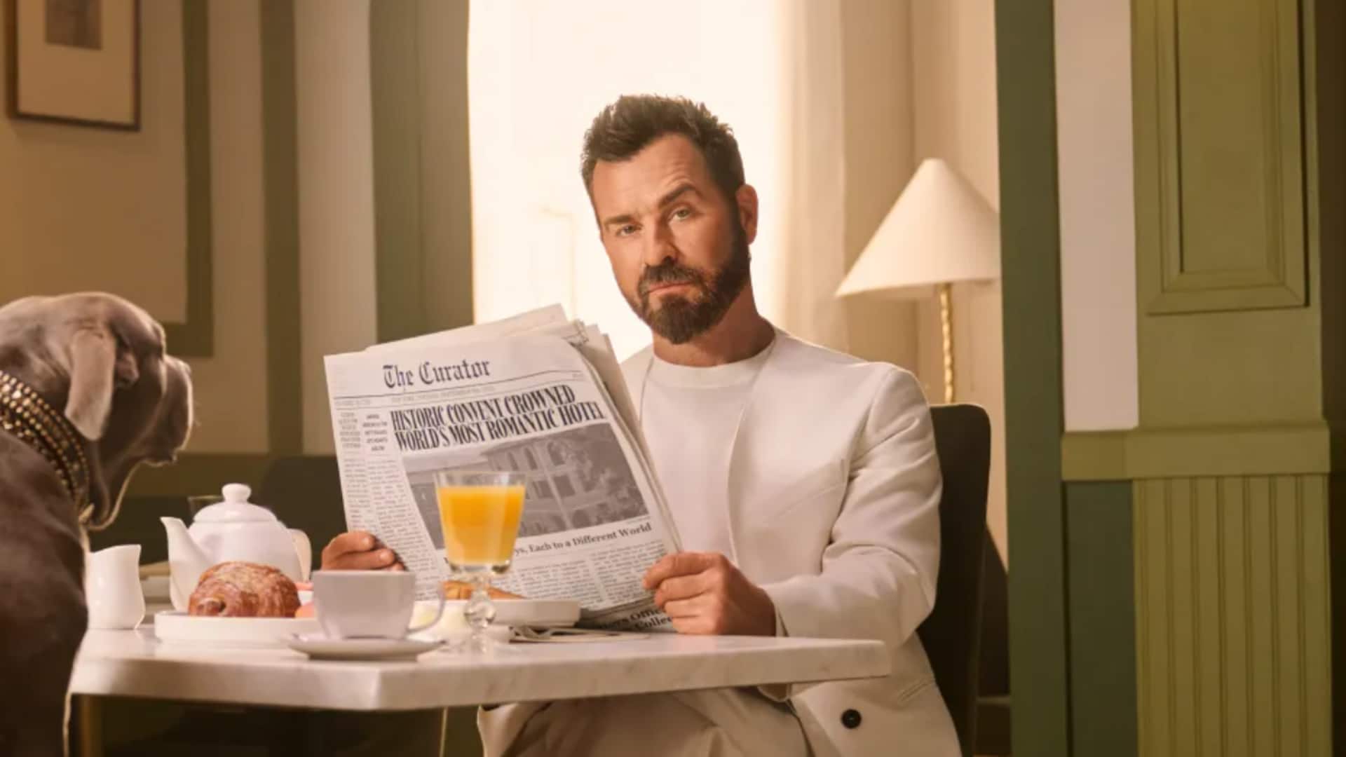 Justin Theroux calls his 'Devil Wears Prada 2' character 'idiot'