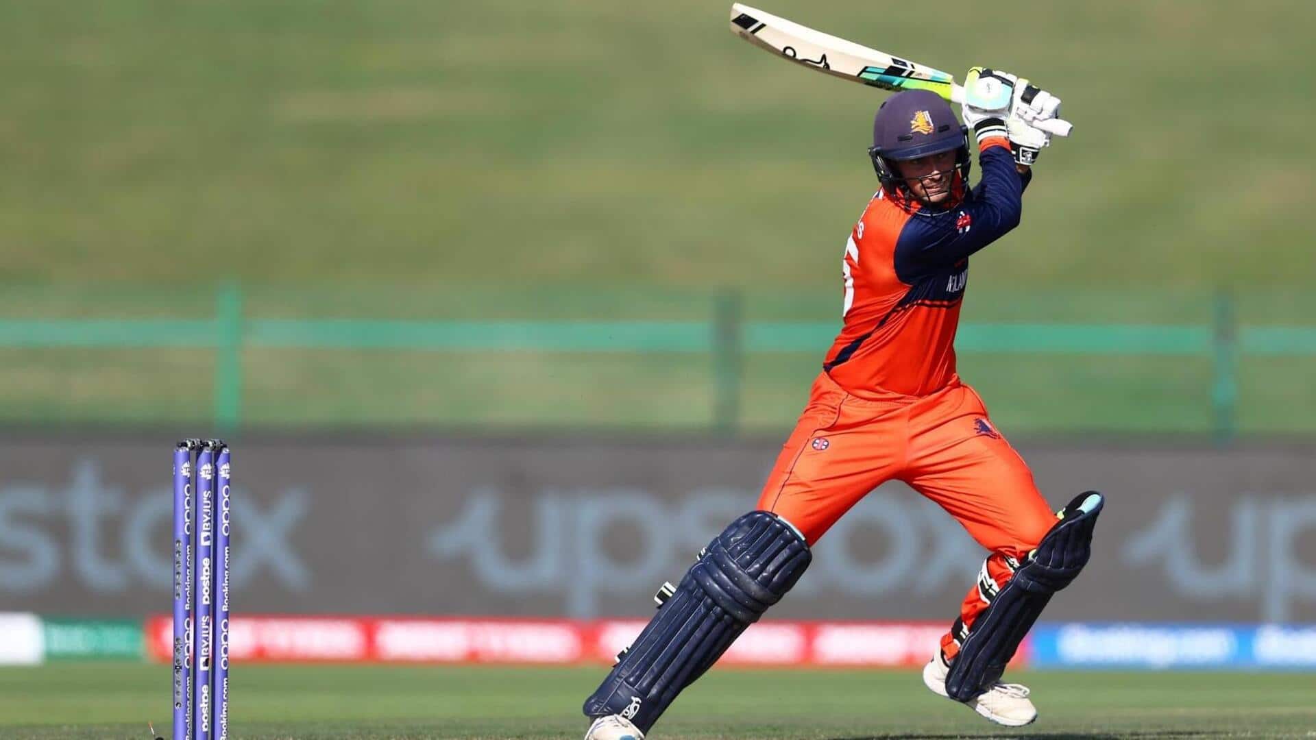 CWC Qualifiers: Edwards smashes his fourth fifty of the tournament