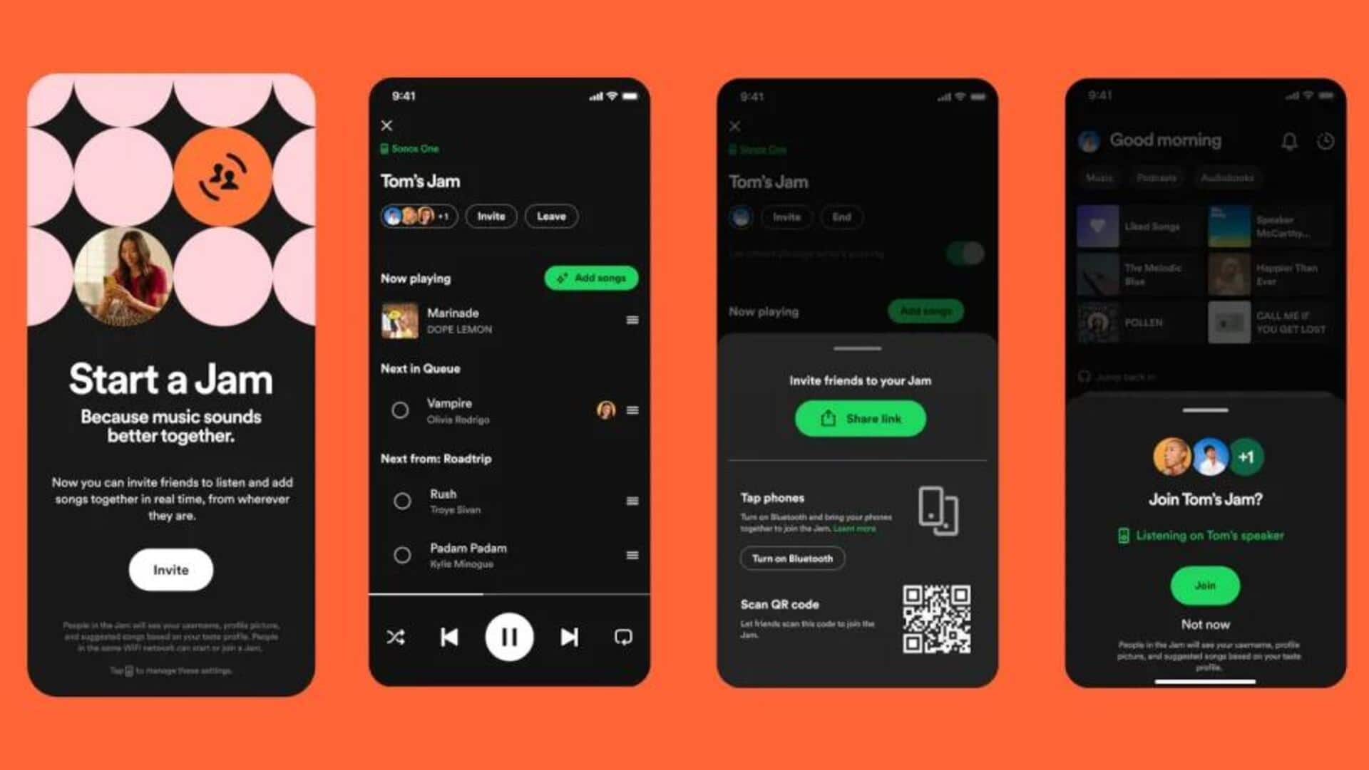 Spotify's new 'Jam' lets friends collaborate on playlists in real-time