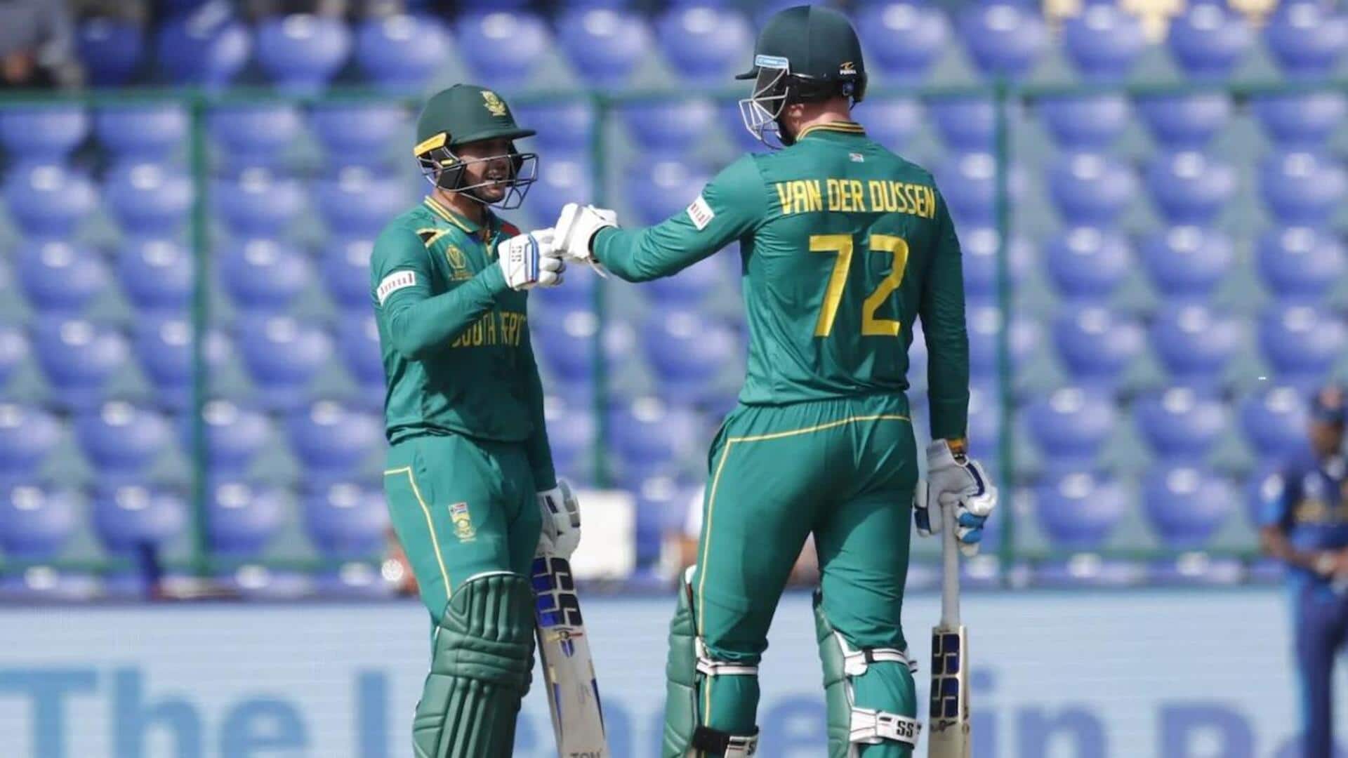 South Africa record the highest ODI World Cup score: Stats