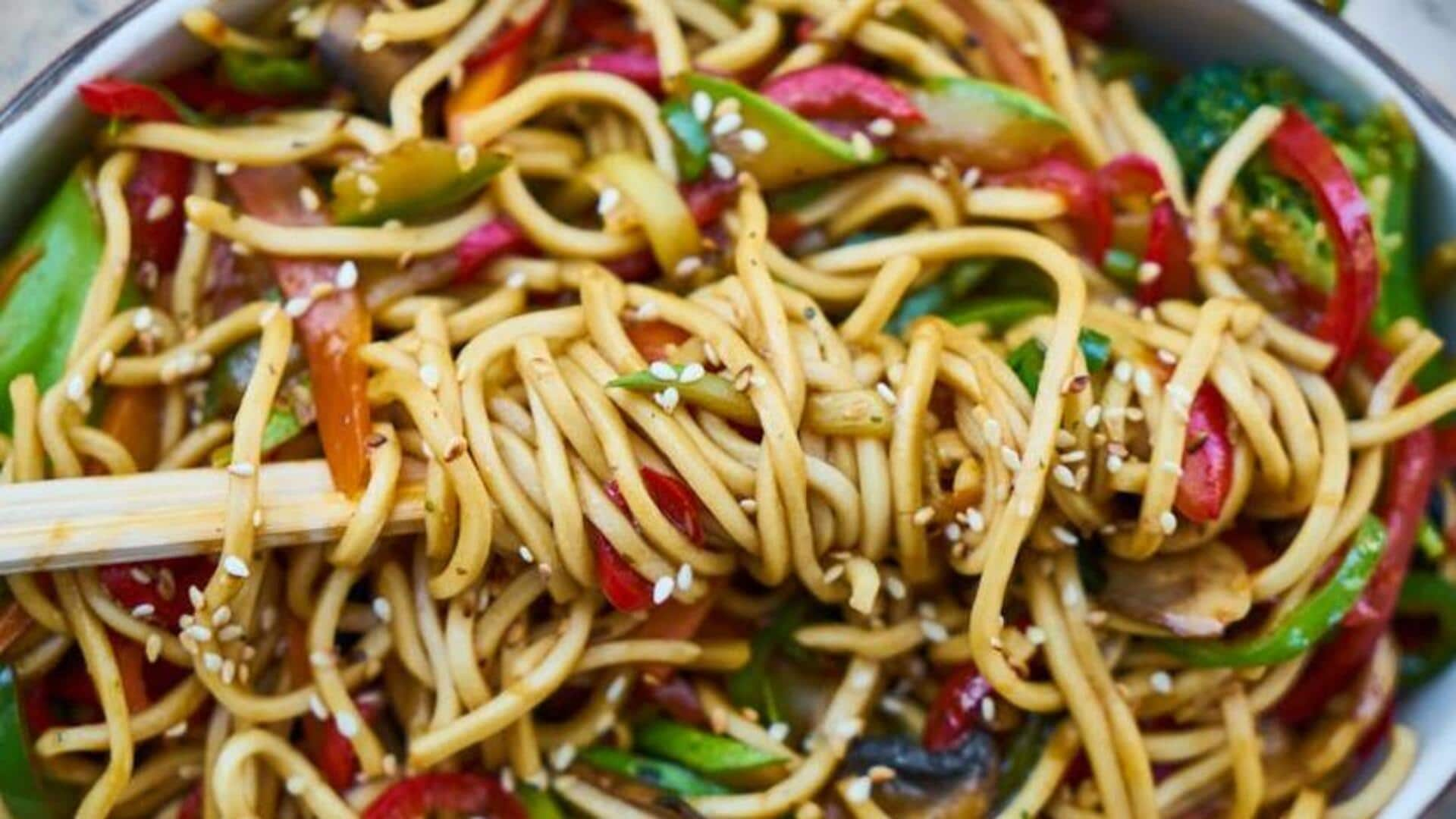 Cook this delicious vegetarian Shanghai noodles