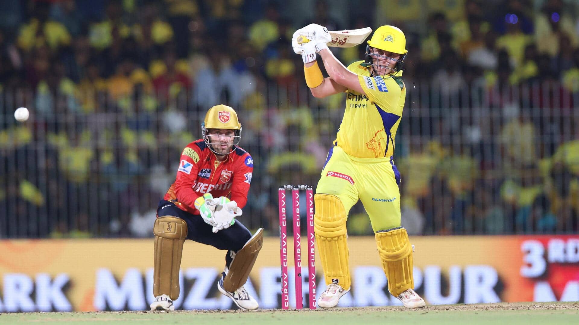 Sam Curran slams his second IPL fifty for CSK: Stats Sam Curran slams his second IPL fifty for CSK: Stats