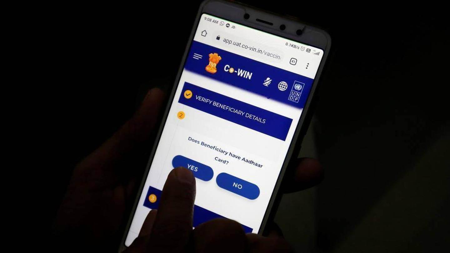 Here's how you can register through the Co-WIN portal Here's how you can register through the Co-WIN portal
