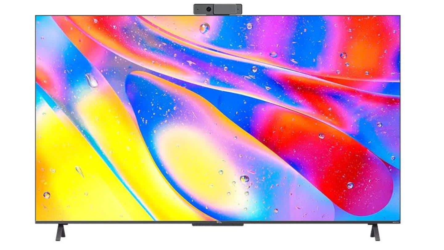 TCL C725 has a 4K QLED screen, 24W stereo speakers TCL C725 has a 4K QLED screen, 24W stereo speakers