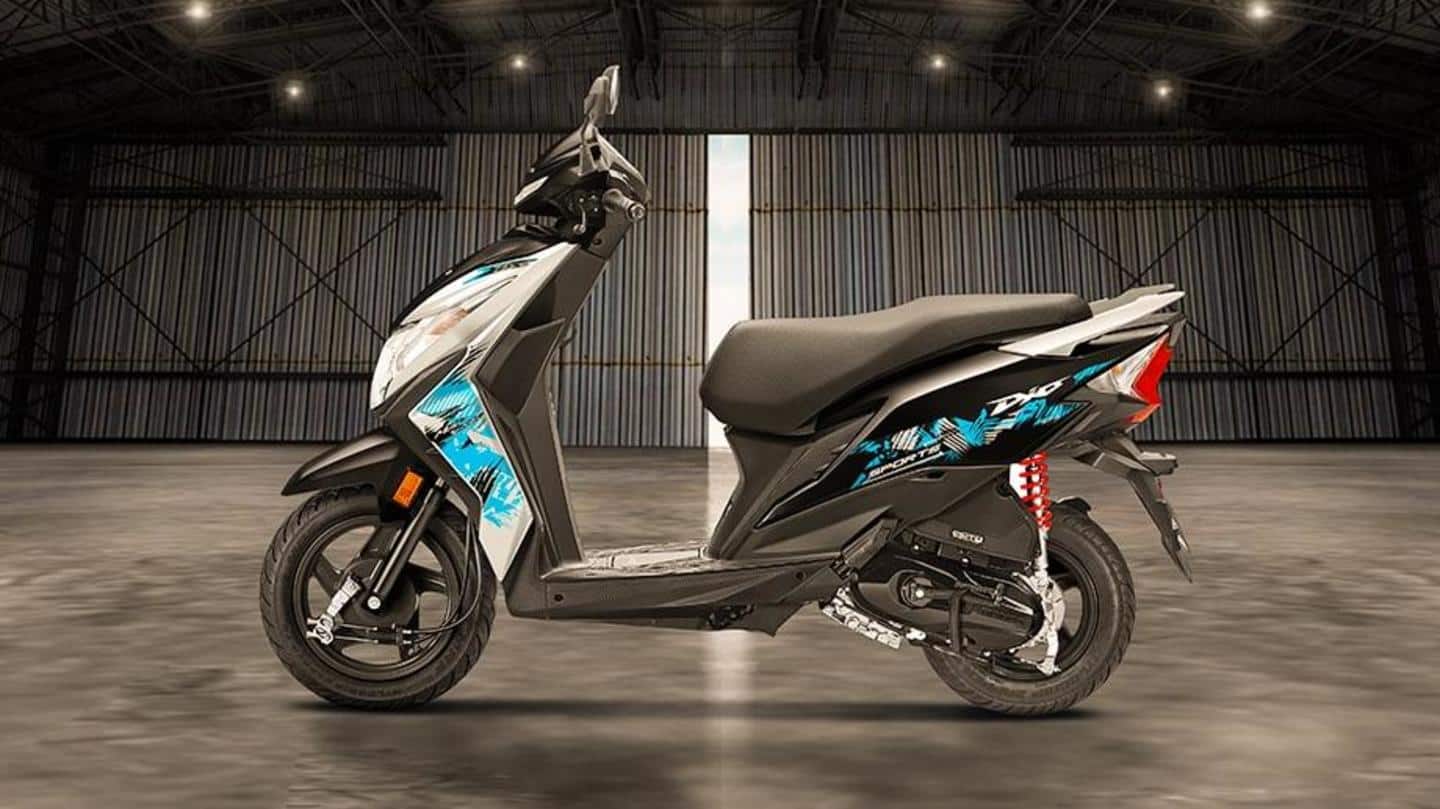 Limited-run Honda Dio Sports scooter arrives with sporty looks
