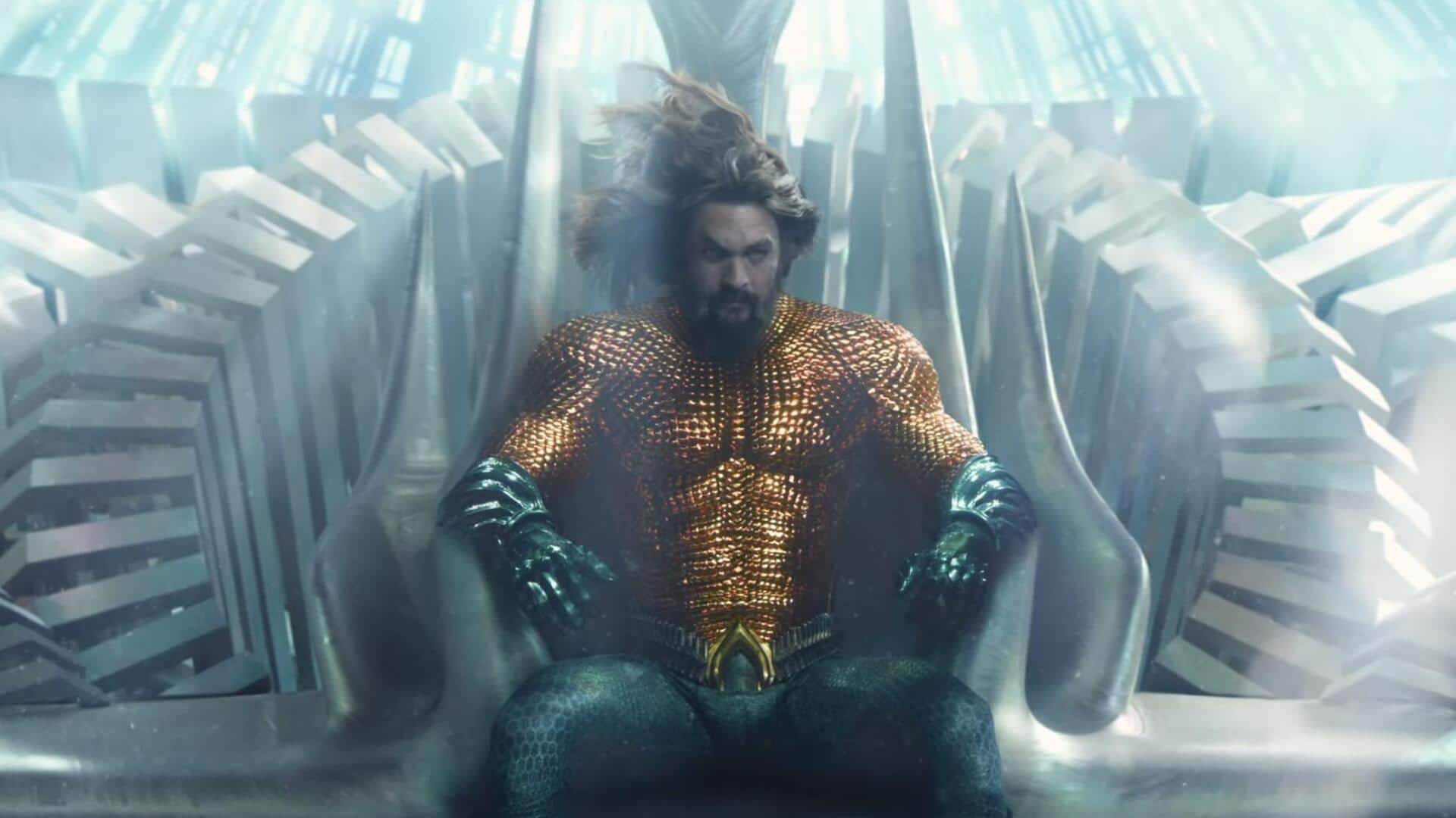Jason Momoa is back as Aquaman; trailer release date inside