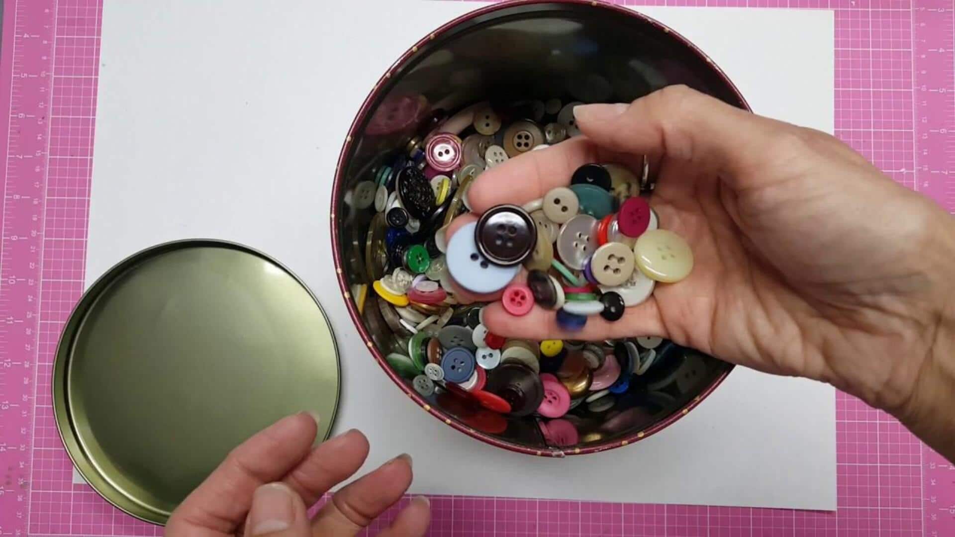 Smart ways to organize spare buttons at home