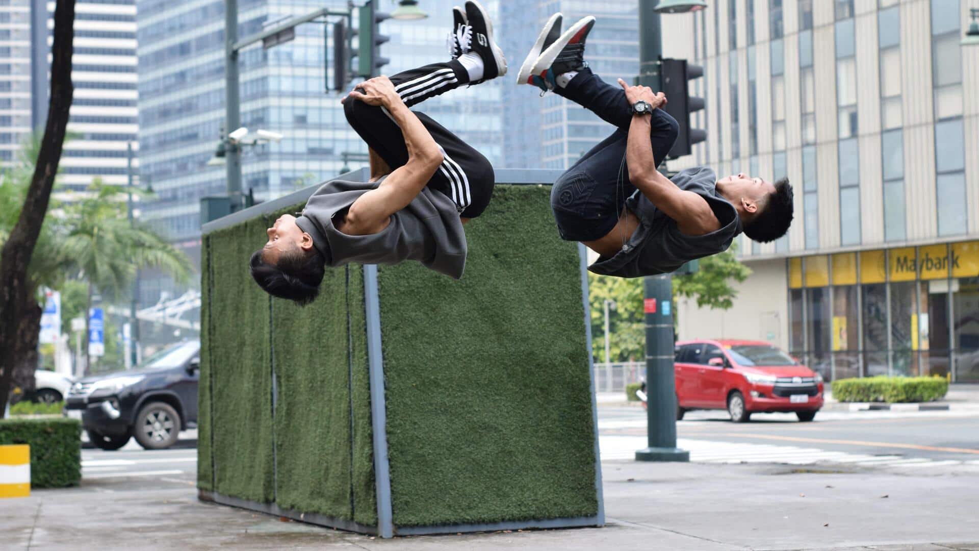 Urban parkour: The workout hidden behind the stunts