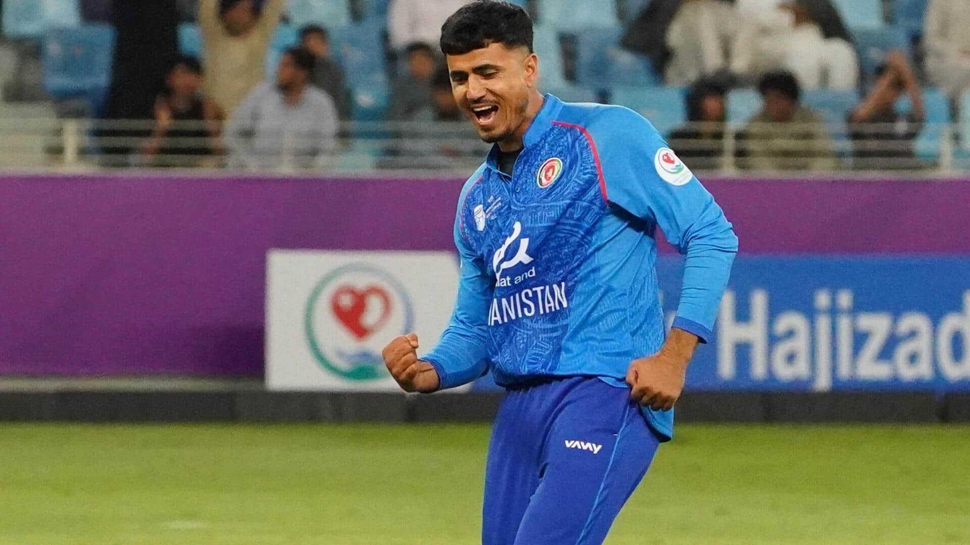Mujeeb Ur Rahman becomes third Afghan player with T20I hat-trick