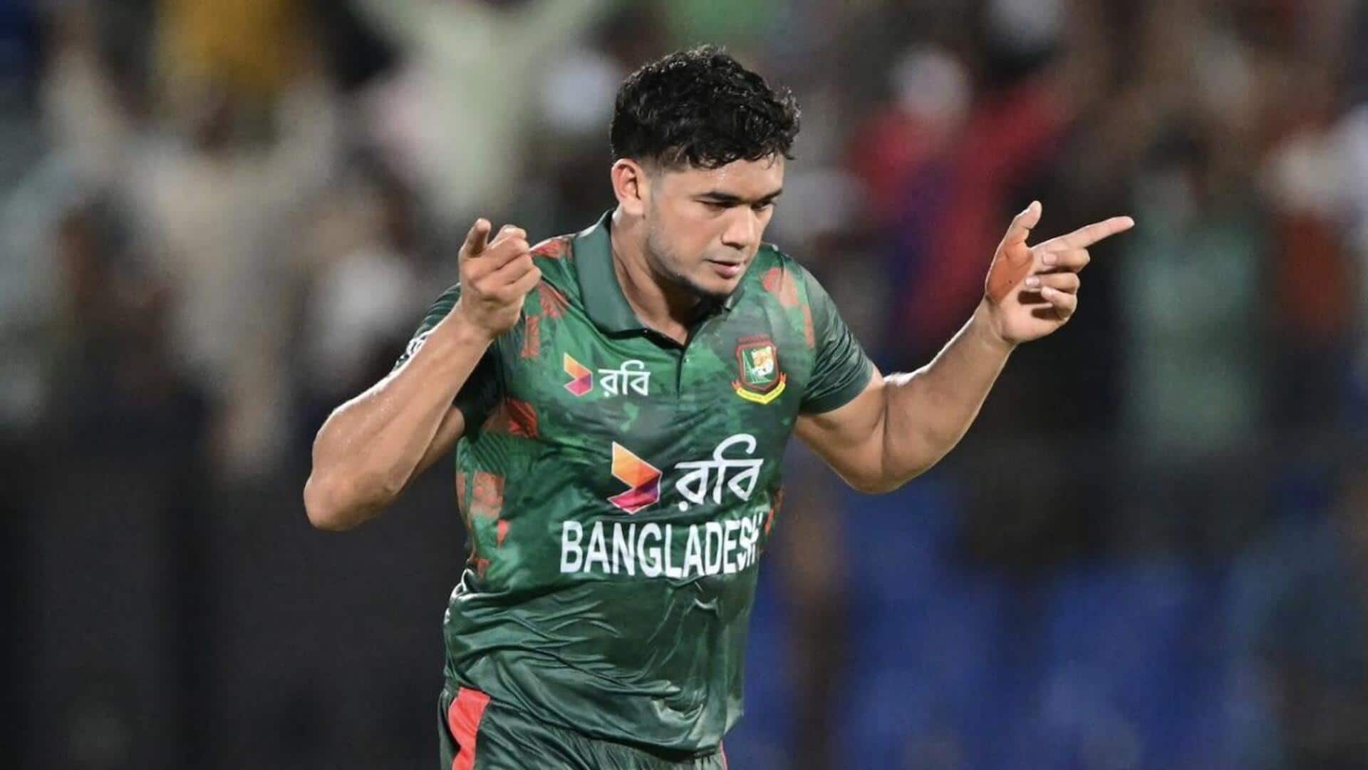 Taskin Ahmed becomes fifth Bangladesh bowler with this ODI record