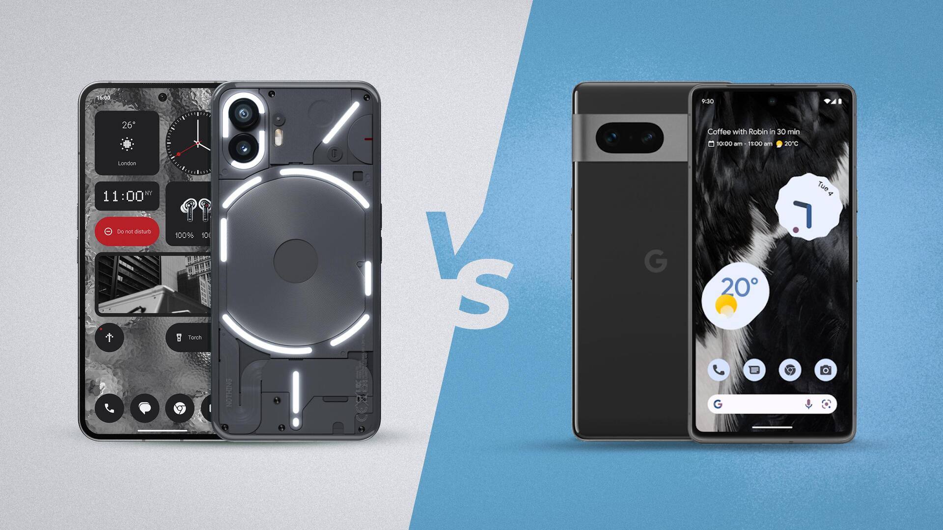 Nothing Phone (2) v/s Google Pixel 7: Which is better 