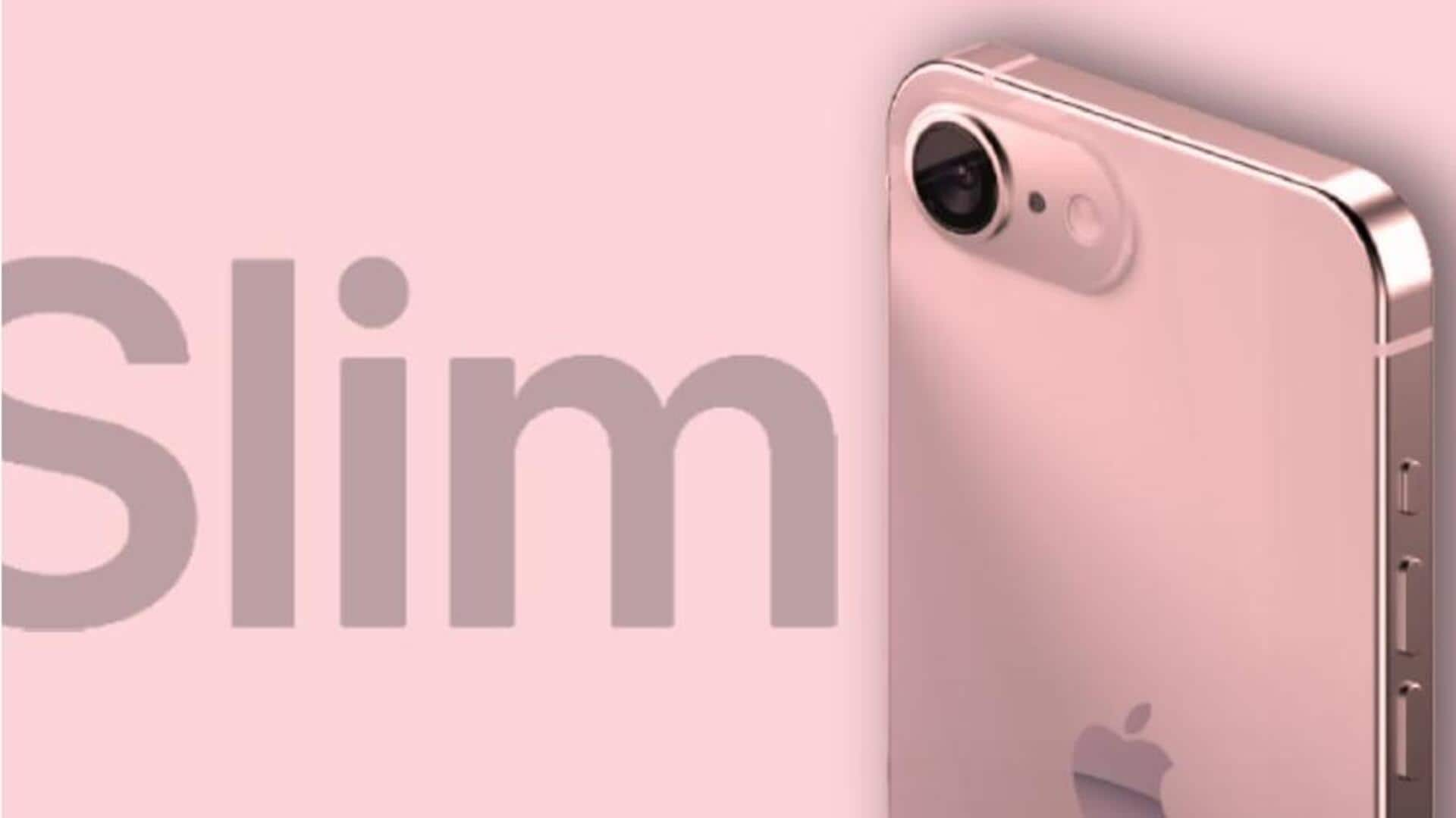 Ultra-thin design, single camera: Rumor details 'iPhone 17 Slim'  variant