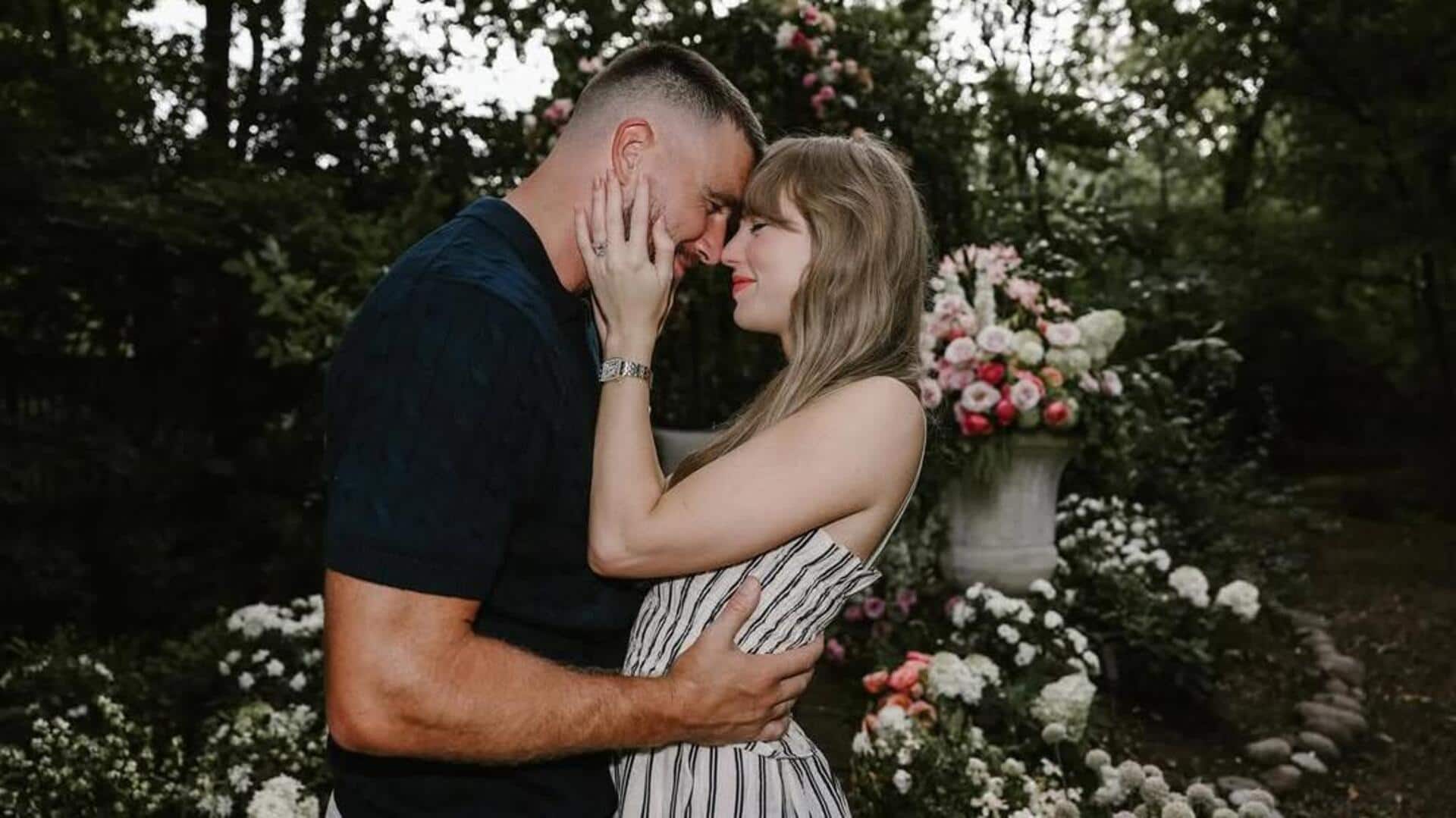 Taylor Swift and Travis Kelce's relationship timeline amid their engagement