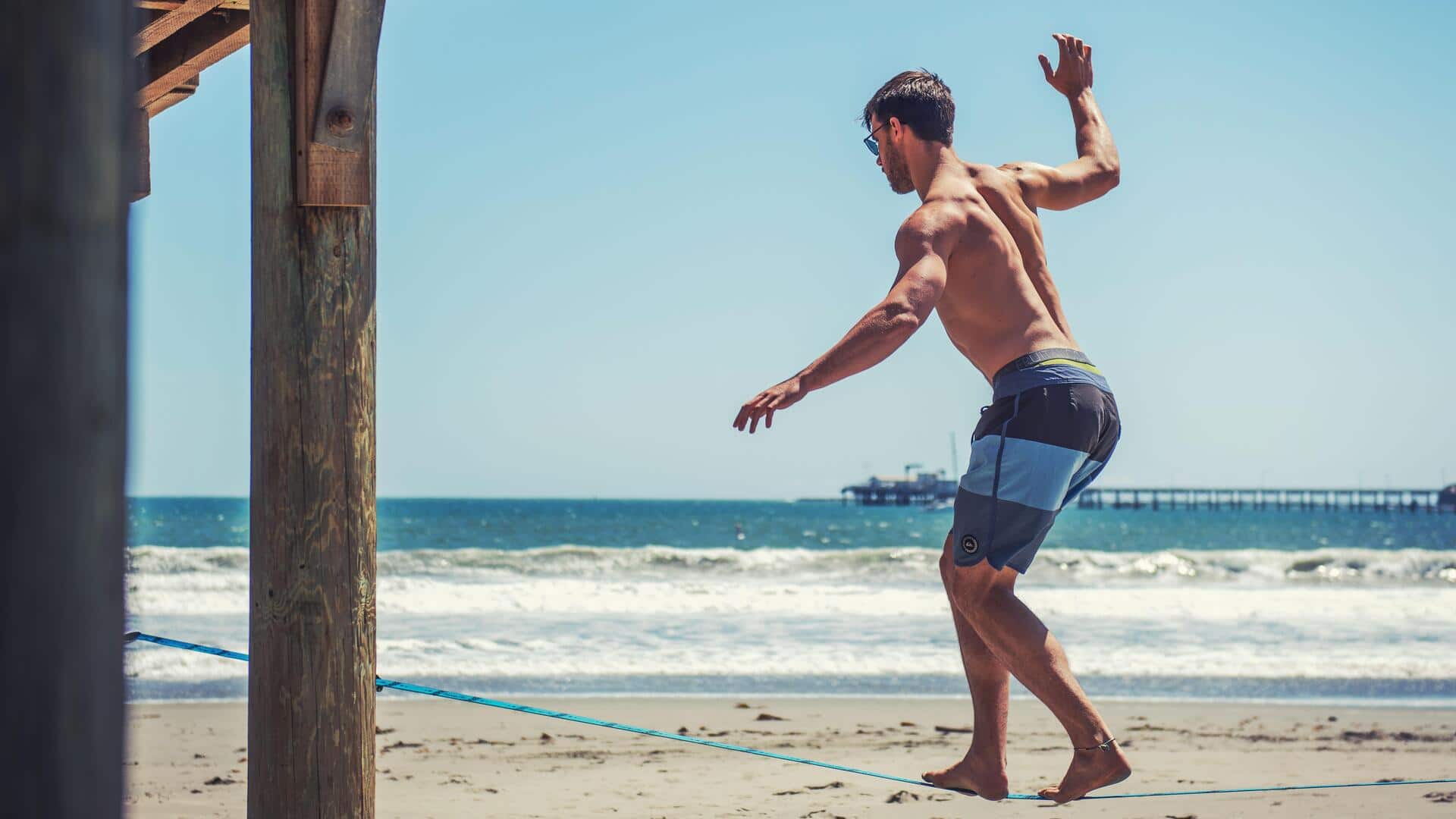 The surprising workout benefits of slacklining