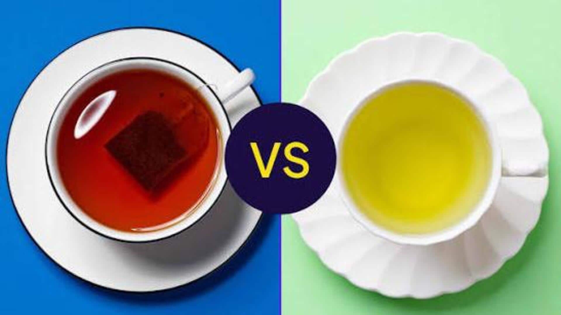 Green tea v/s black tea: Comparing their nutrition