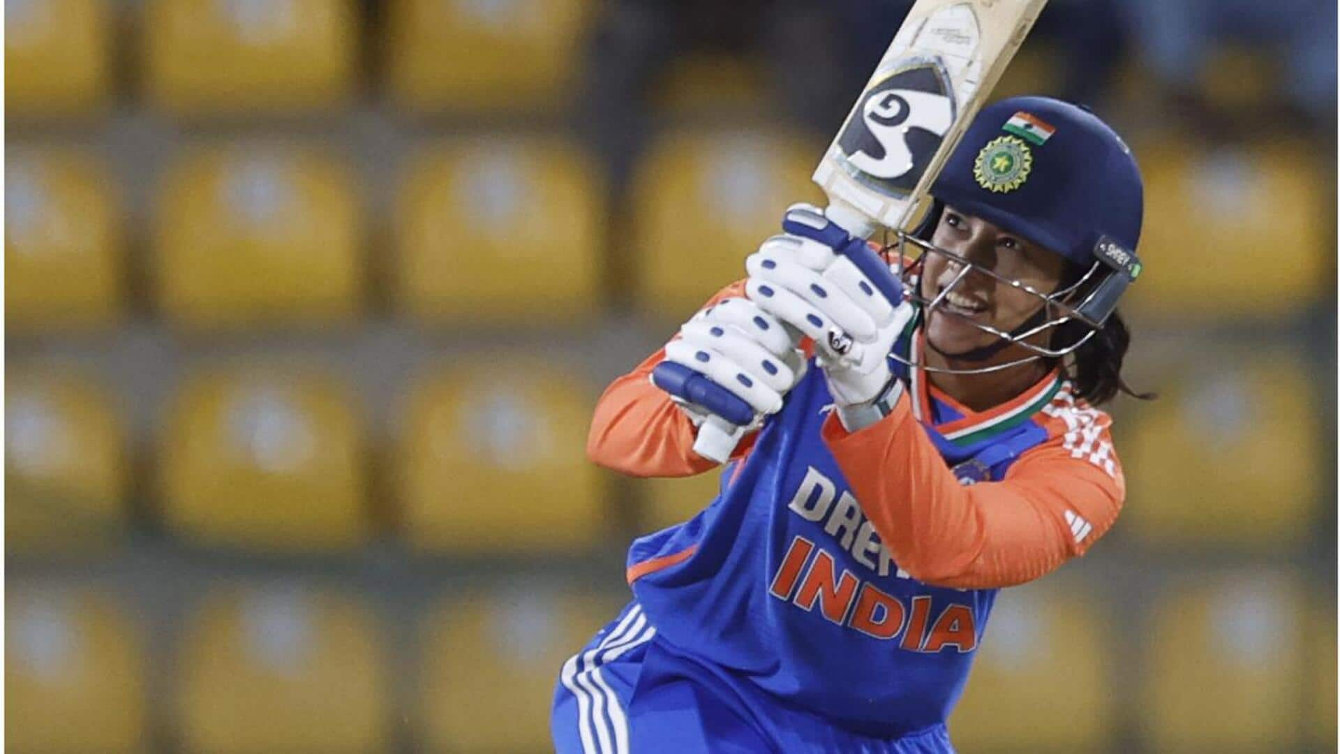 Smriti Mandhana becomes India's highest run-getter in WT20Is: Stats