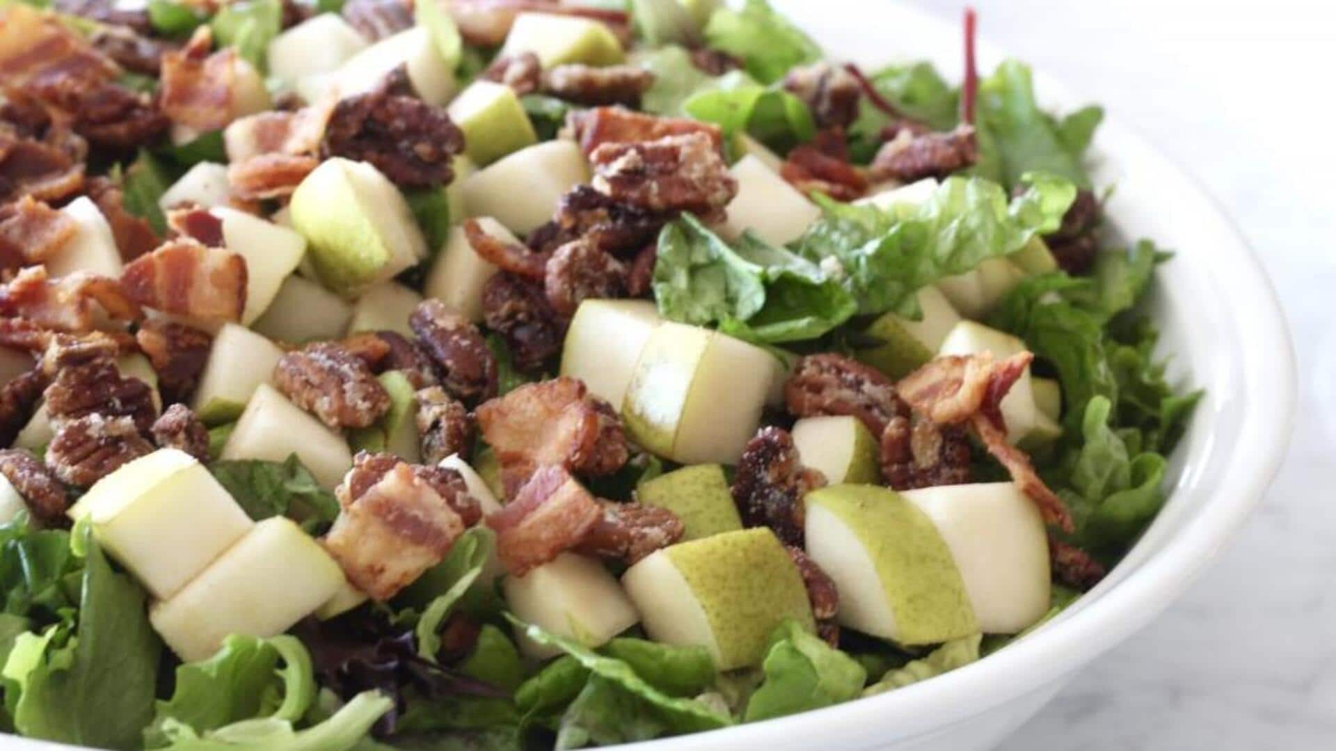 Pear and pecan: A healthy salad duo you'll love Pear and pecan: A healthy salad duo you'll love