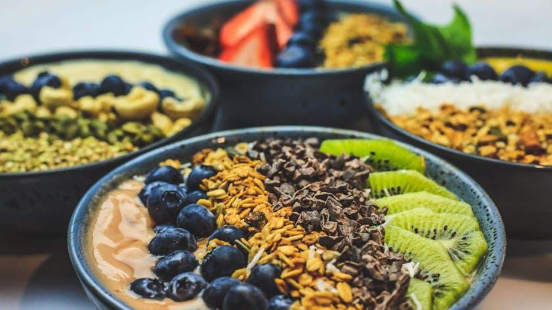 5-minute breakfasts: Tropical smoothie bowls 5-minute breakfasts: Tropical smoothie bowls