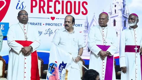 Tamil Nadu Speaker attends anti-abortion rally, sparks controversy