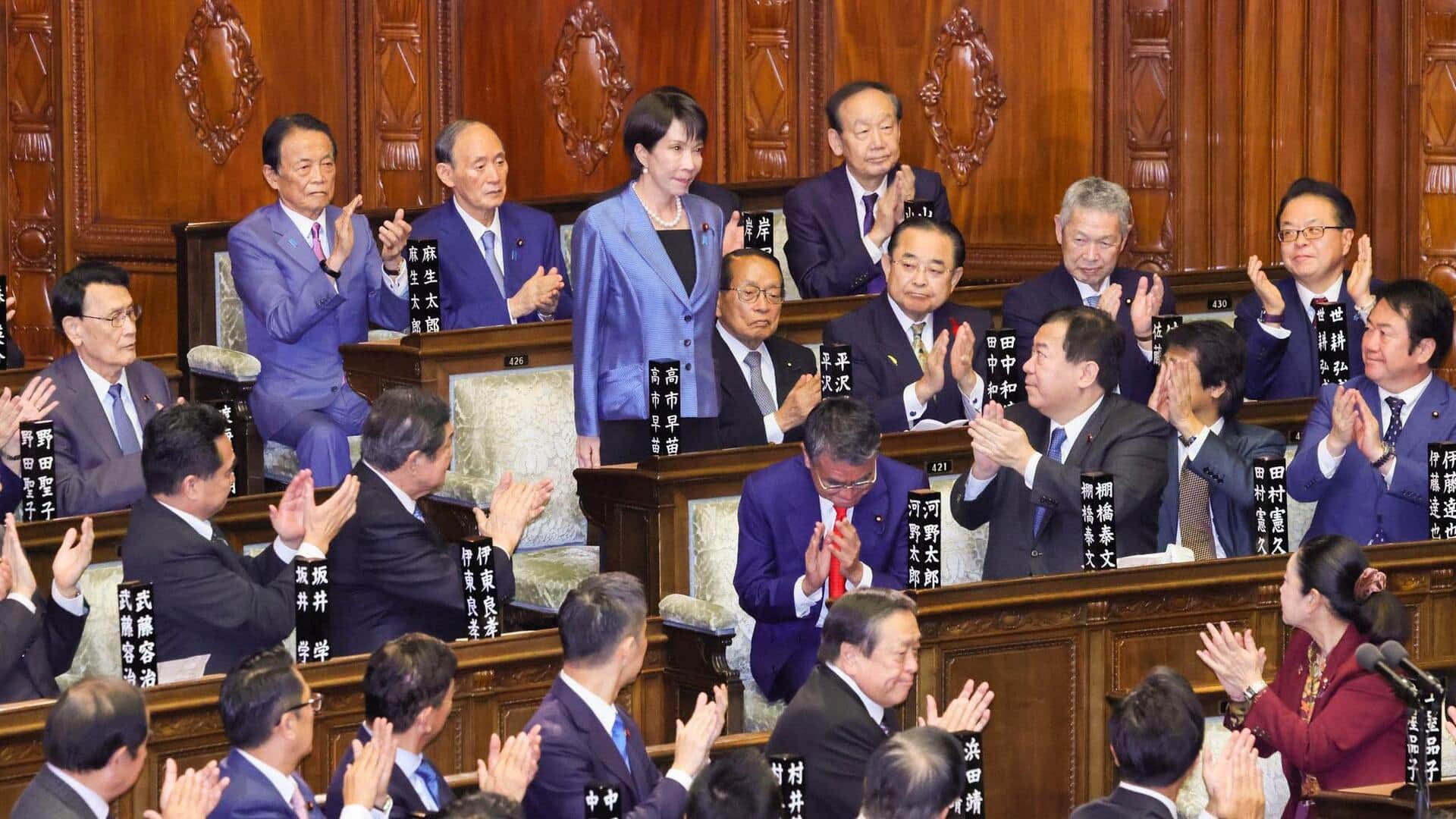 Japan's new PM Takaichi promises 2% of GDP for defense  Japan's new PM Takaichi promises 2% of GDP for defense