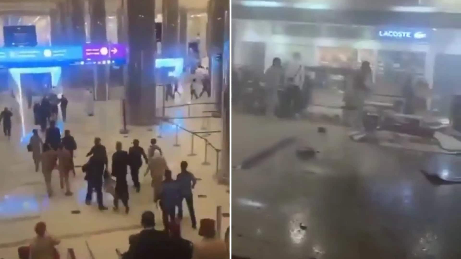 Dubai airport hit by missile attacks, 4 injured