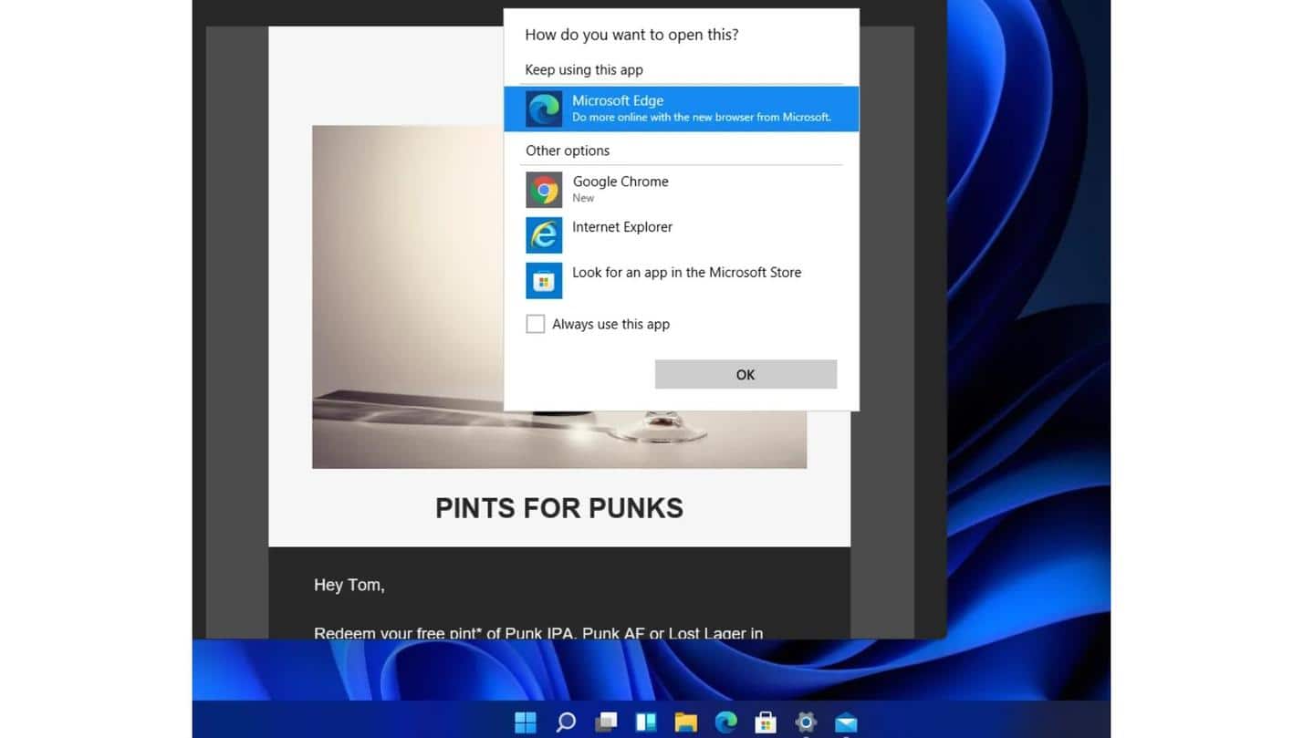 Windows 11 almost forces users to stick to Edge Windows 11 almost forces users to stick to Edge