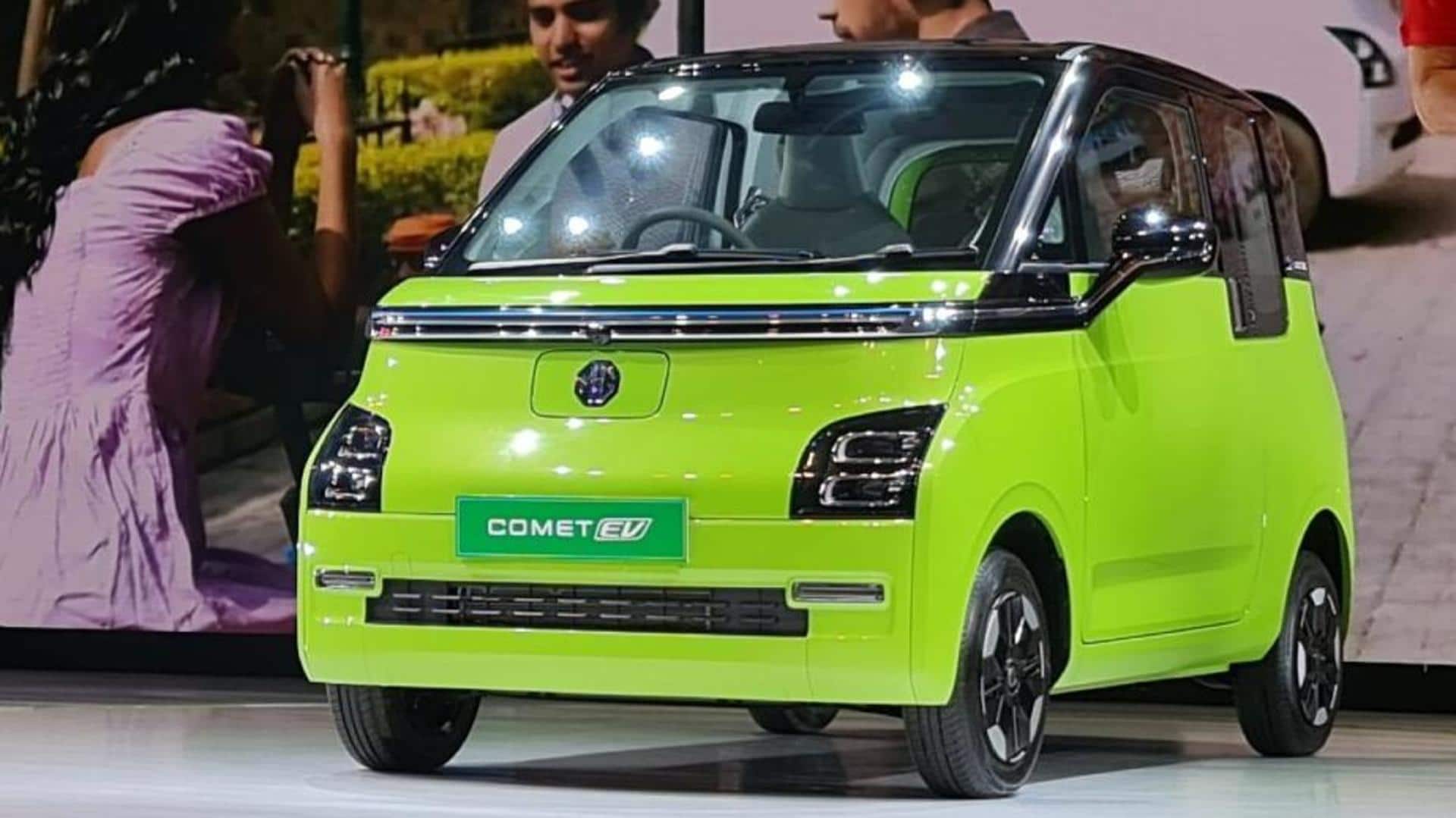 MG Comet EV goes official in India: Check features