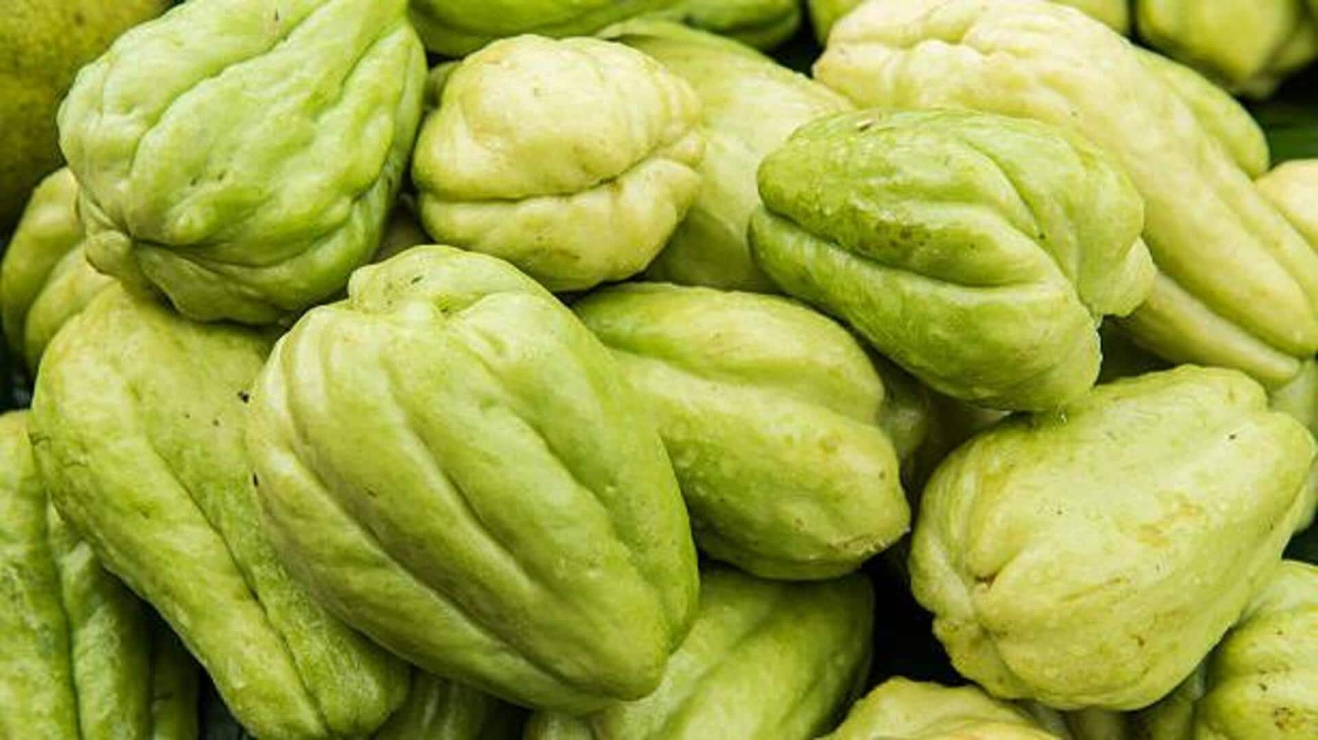 Ever tried chayote? Add it to your vegan recipes