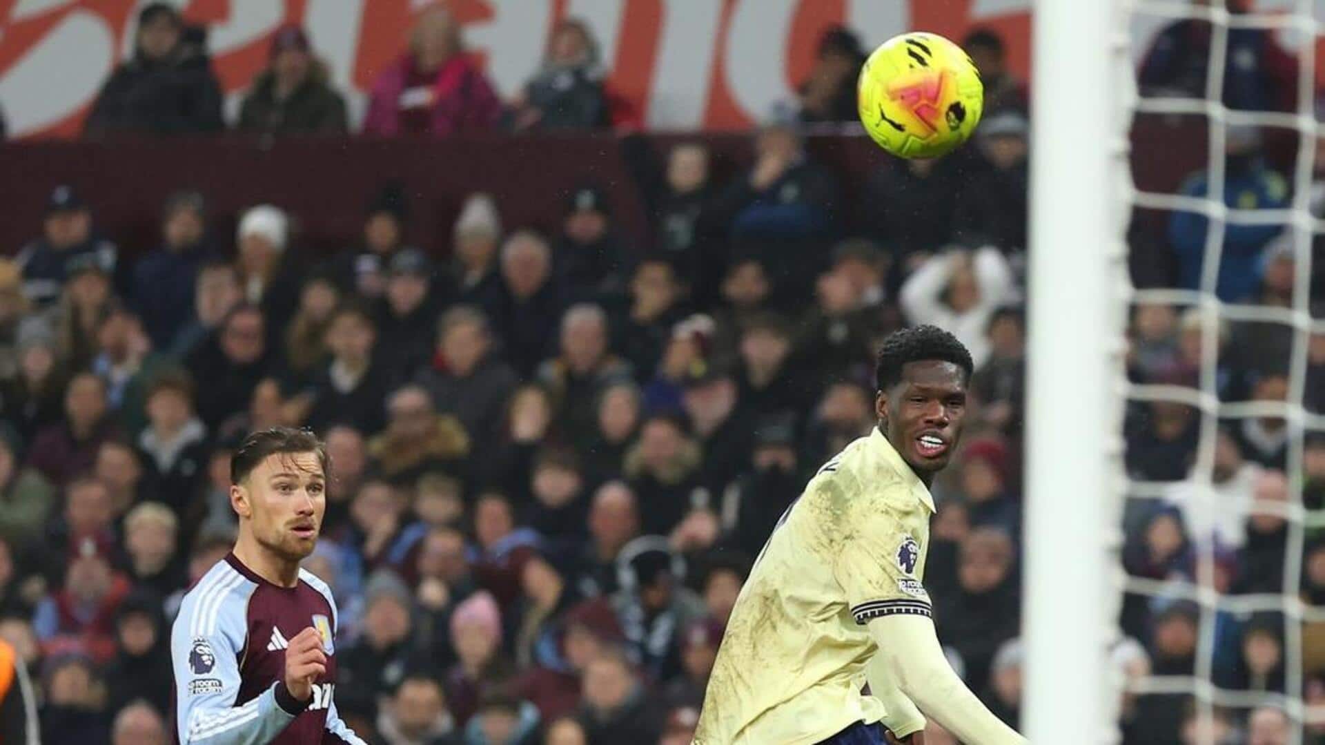 Aston Villa's Premier League title hopes dented with Everton defeat