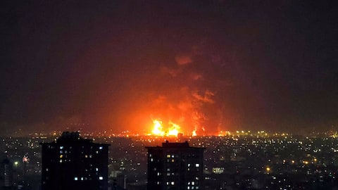 Israel strikes Tehran oil depots, massive fire turns skyline orange