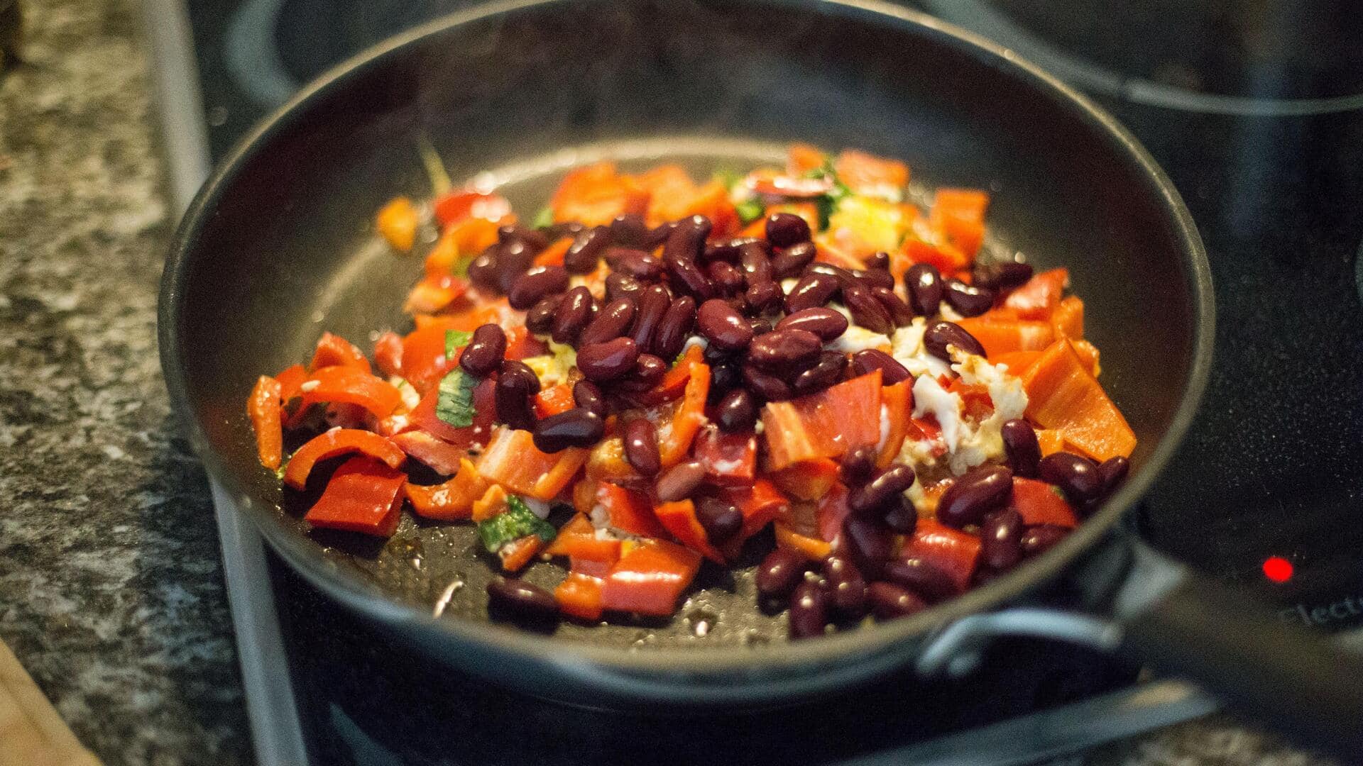 Bell pepper + kidney beans: A combo you must try