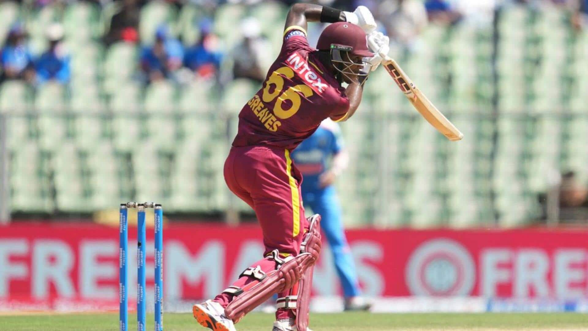 Justin Greaves slams his maiden ODI ton: Key stats