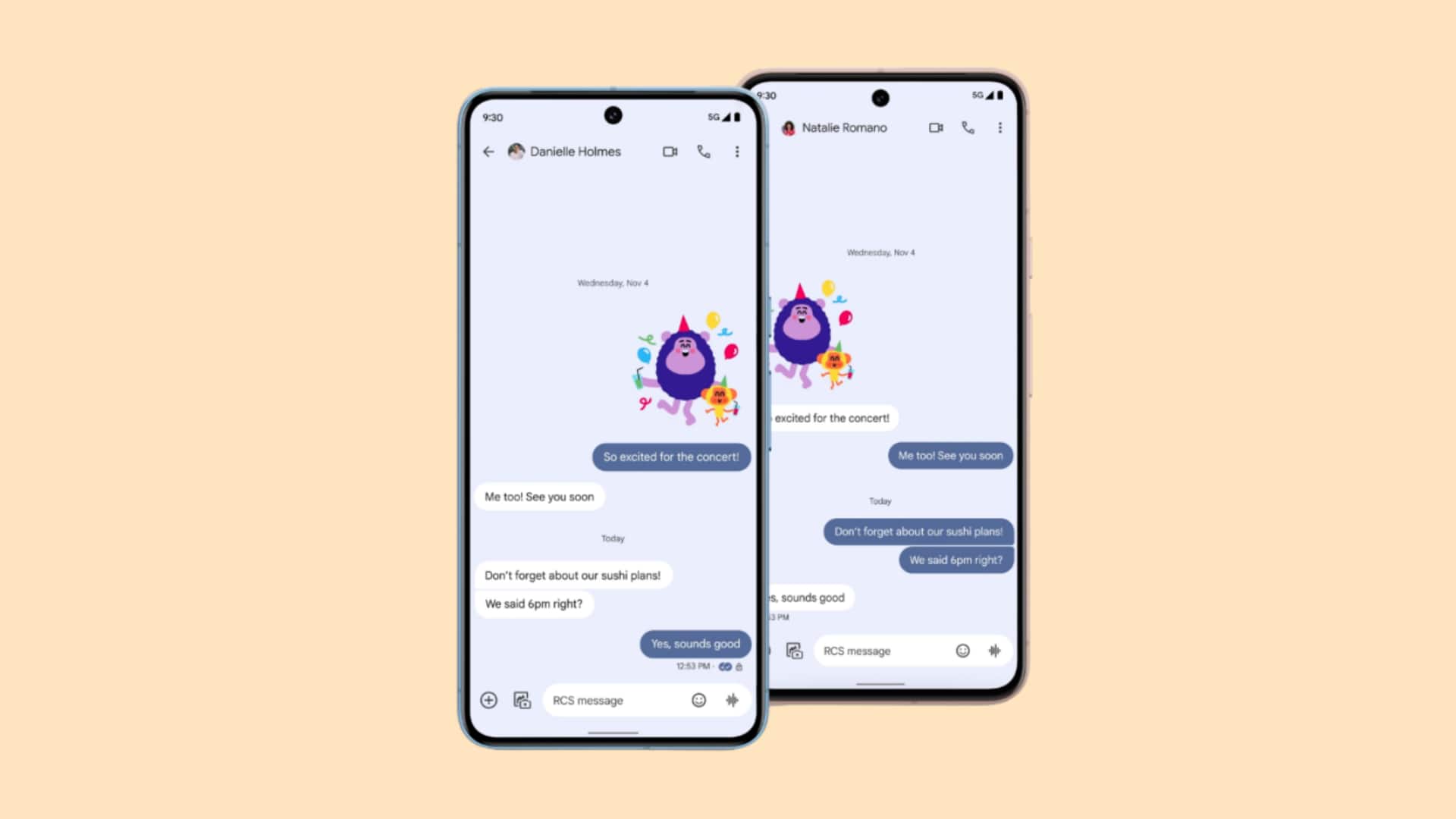 Google Messages's Custom Bubbles is something Apple's iMessage can't have