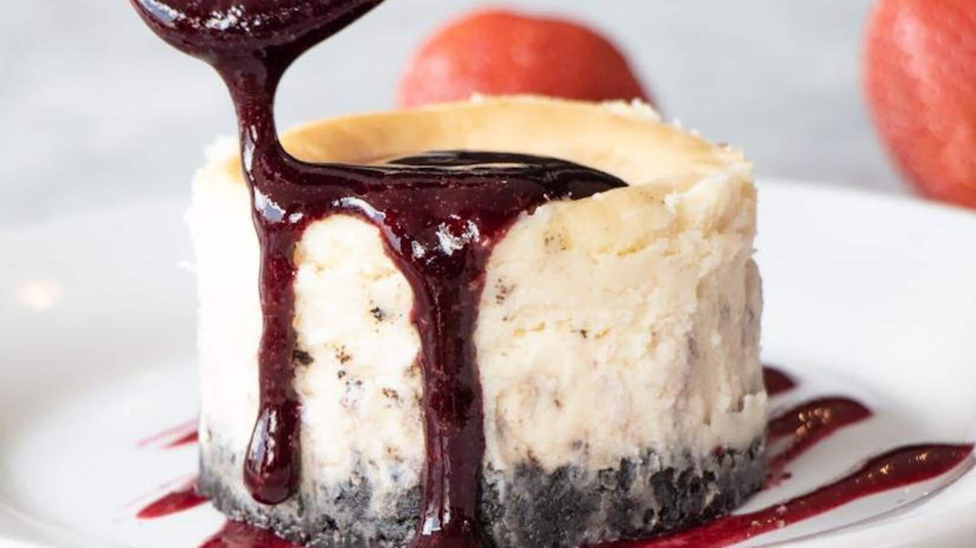 Savor delicious antioxidant-rich vegan cheesecakes