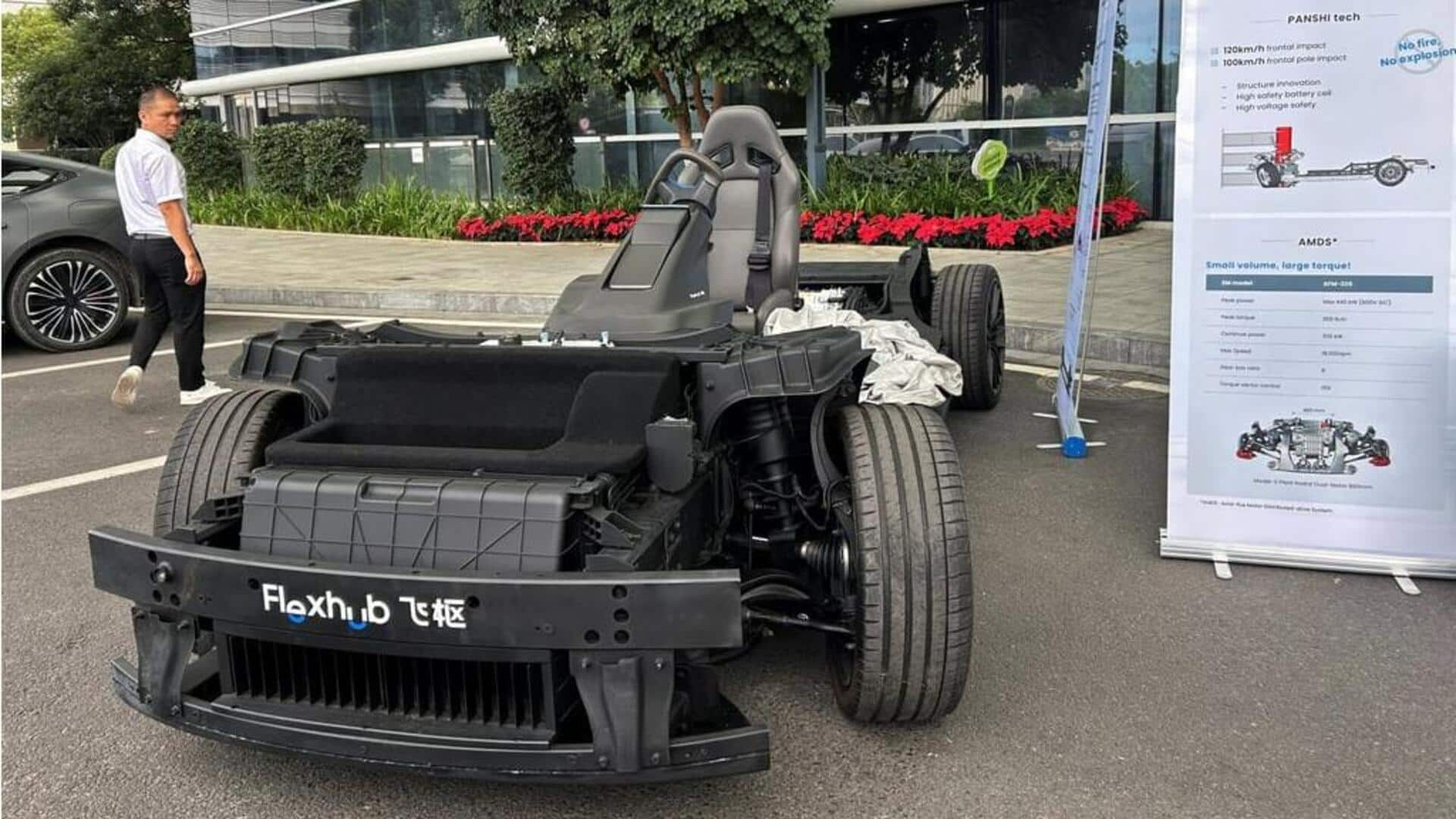 This EV chassis doesn't catch fire or explode upon crashes