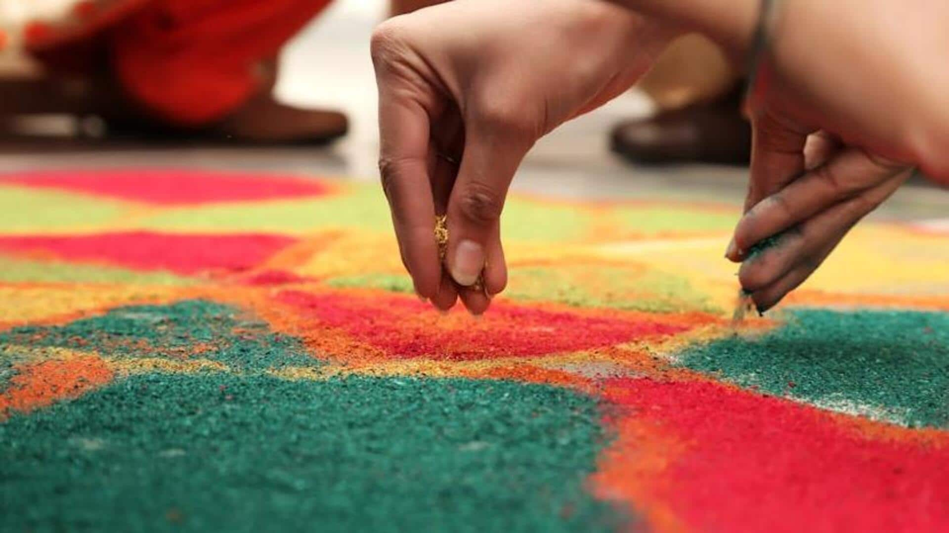 Celebrating artists who have mastered the art of rangoli