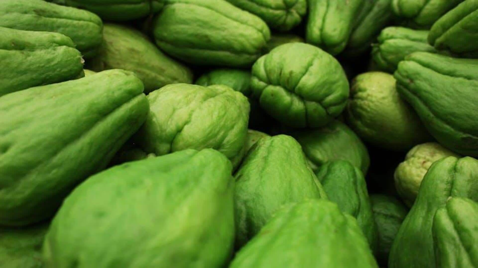 Chayote: A fruit with health benefits