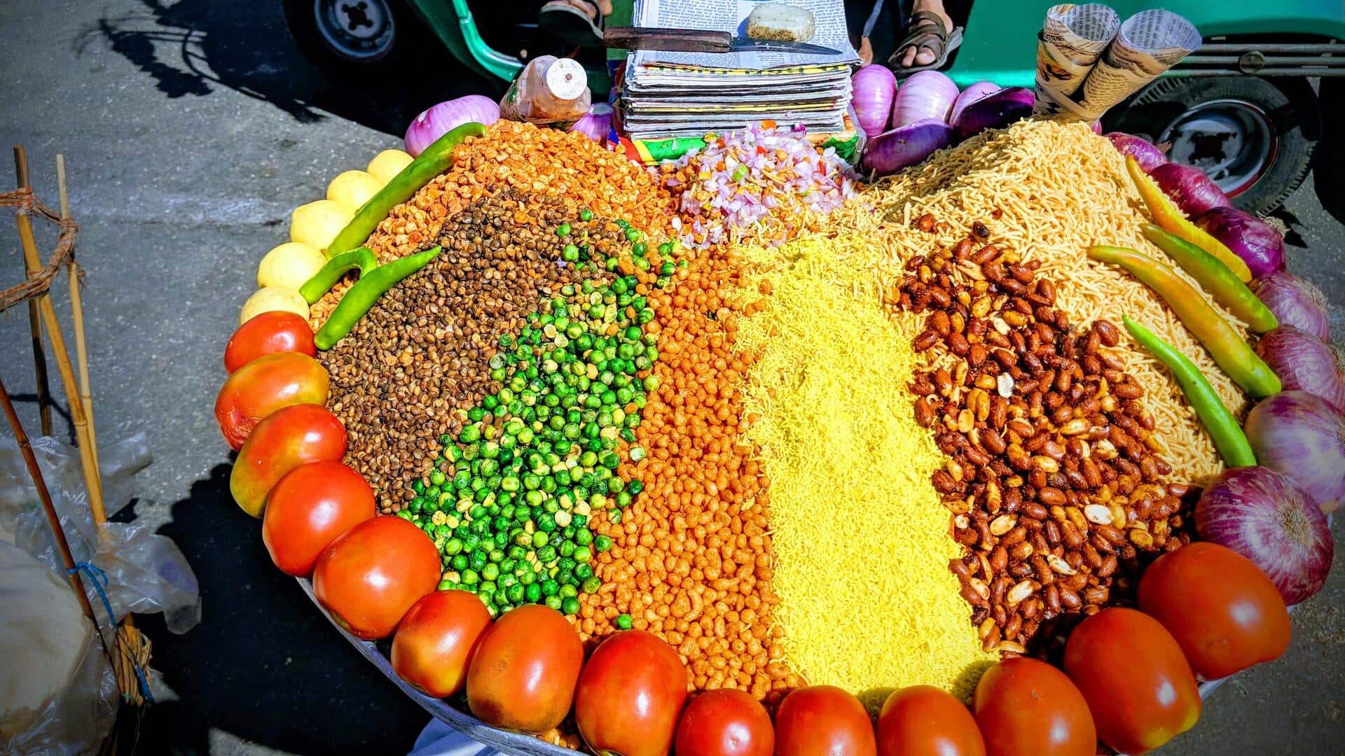 Start your day with a bowl of tasty chana chaat