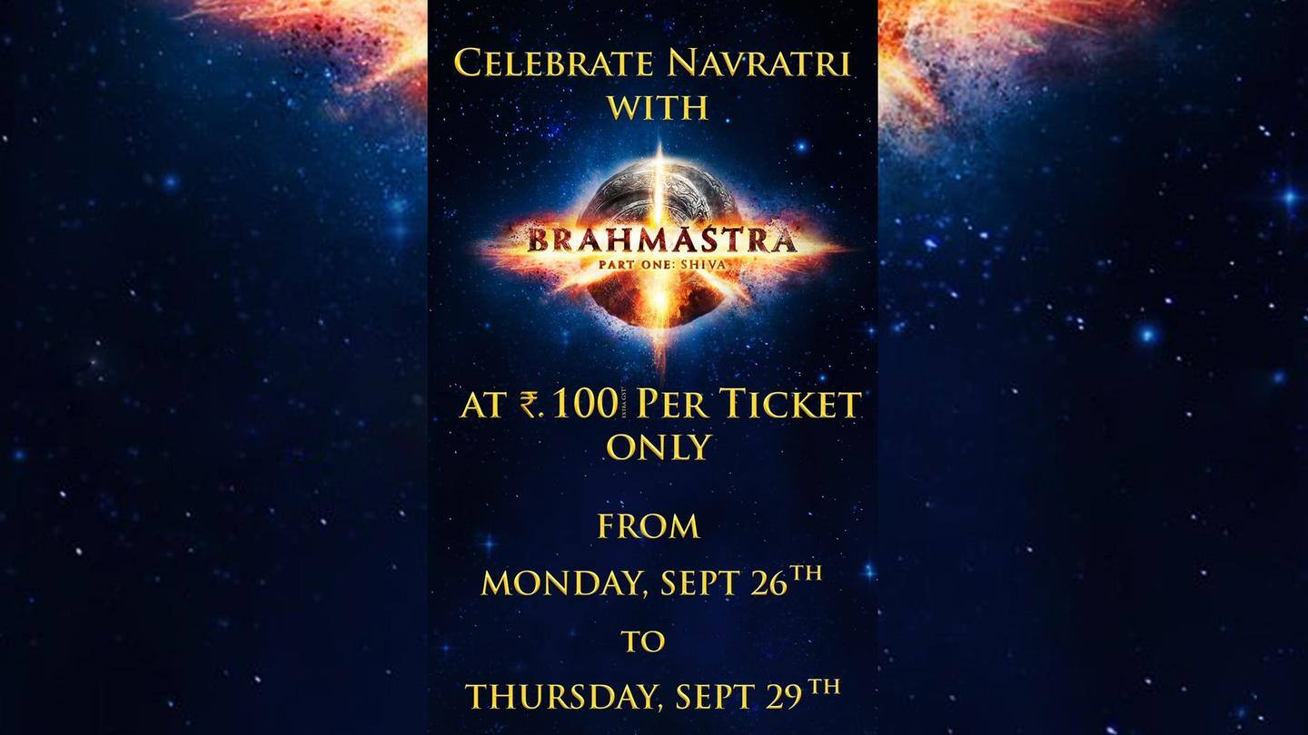 'Brahmastra' tickets to be priced at Rs. 100: Details here