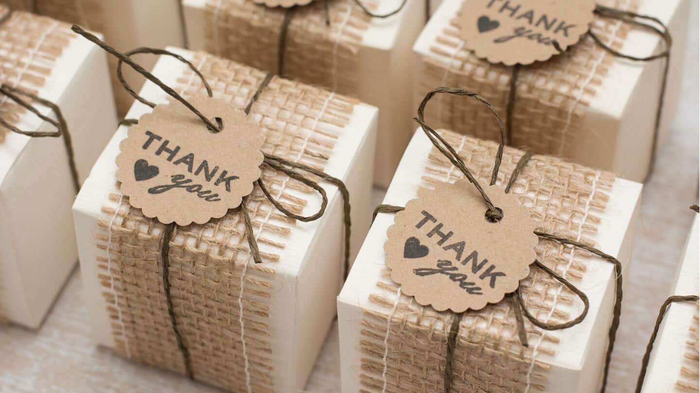 5 best return gift ideas for wedding guests
