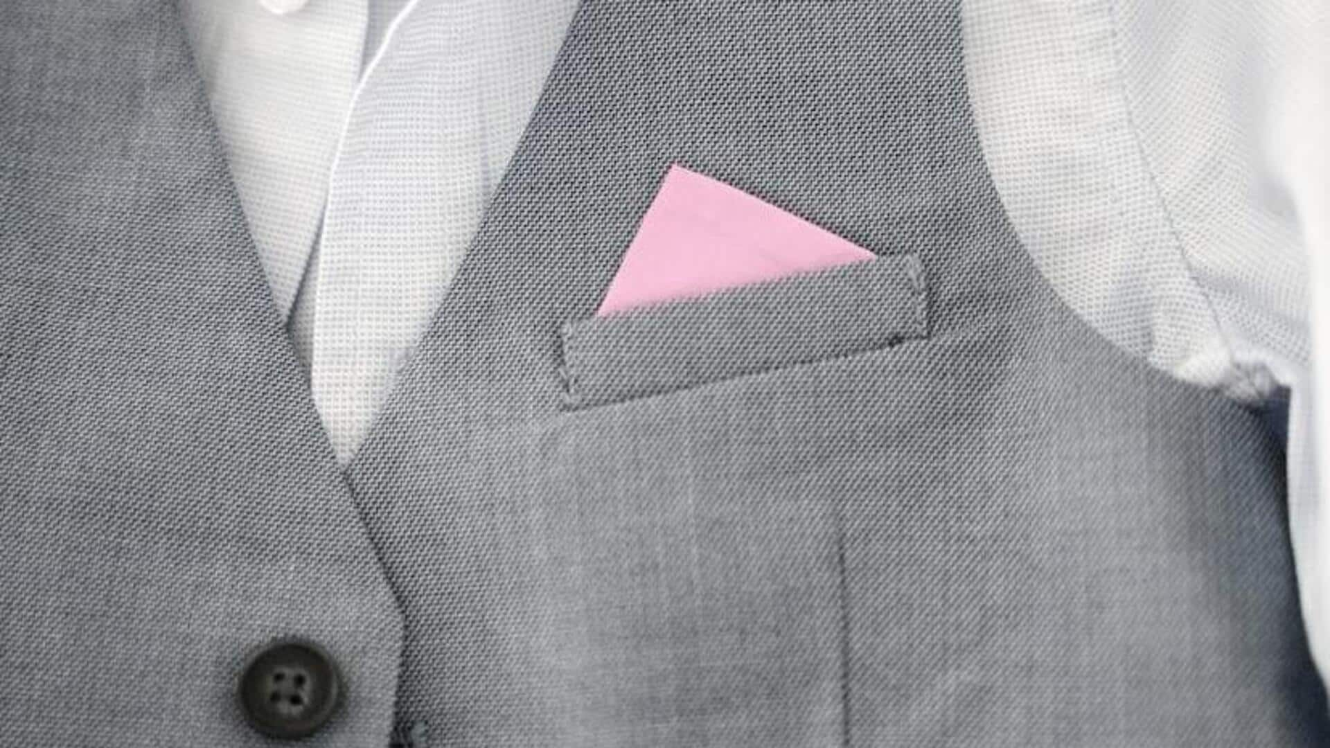 Elevating style with pocket squares