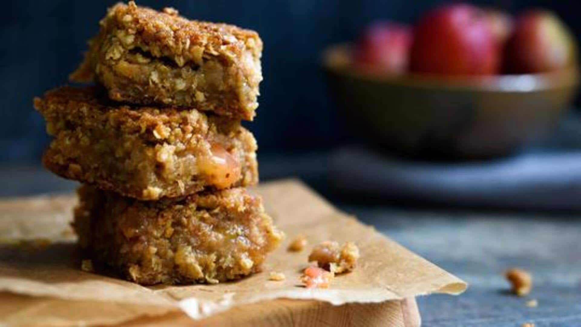 Apple cinnamon oat flapjacks: A hearty breakfast option Apple cinnamon oat flapjacks: A hearty breakfast option