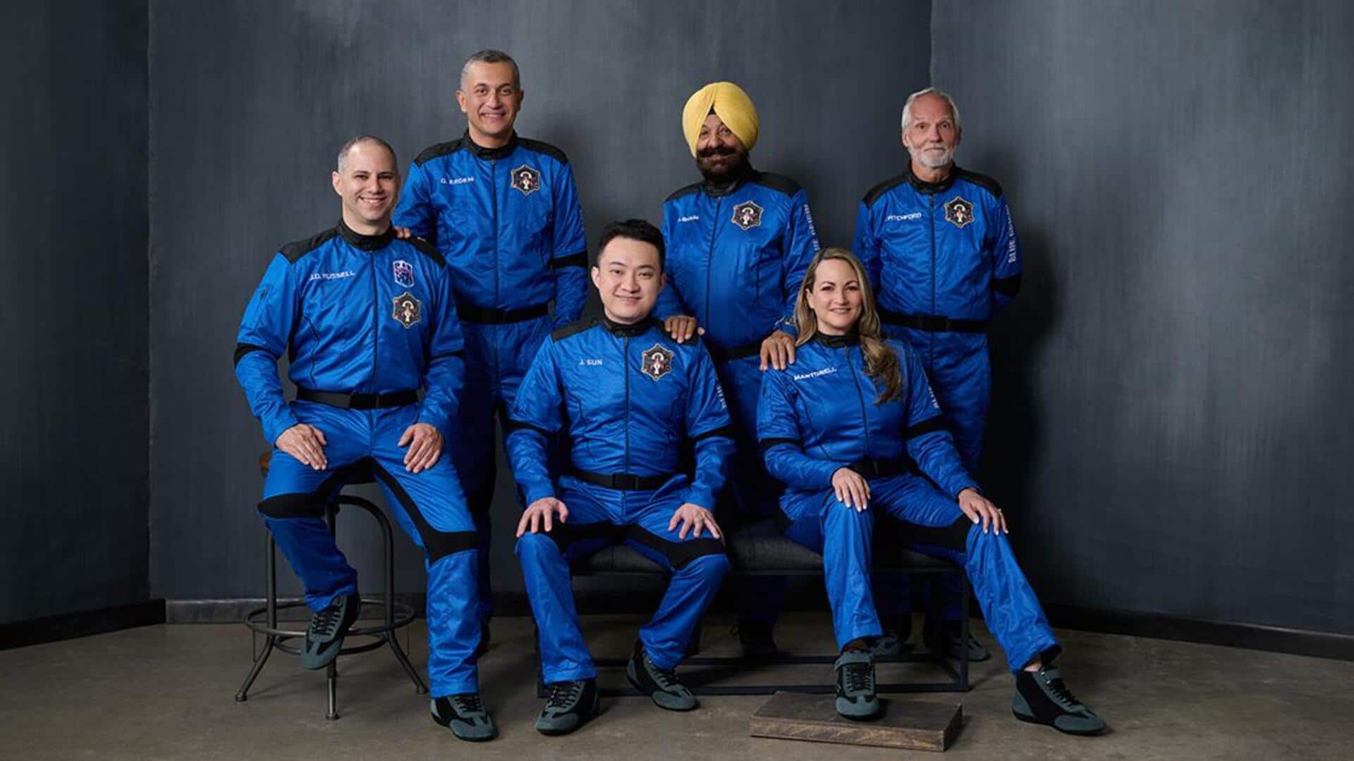 Blue Origin flies crypto-billionaire Justin Sun, 5 others to space Blue Origin flies crypto-billionaire Justin Sun, 5 others to space