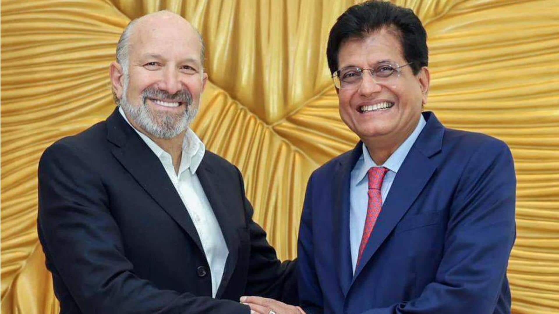 India accelerates trade negotiations with US during Goyal's visit today India accelerates trade negotiations with US during Goyal's visit today